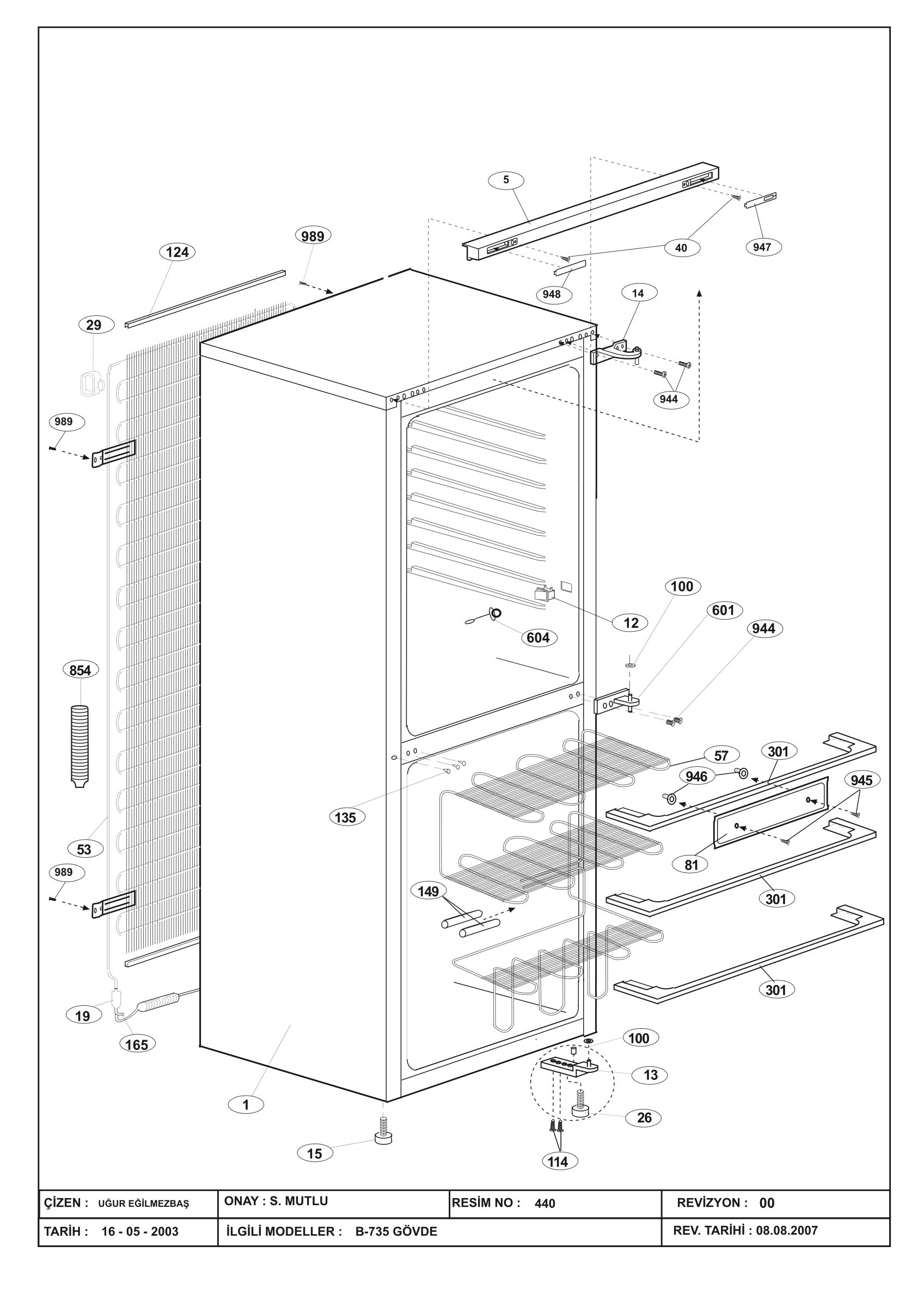 CABINET (B-735)