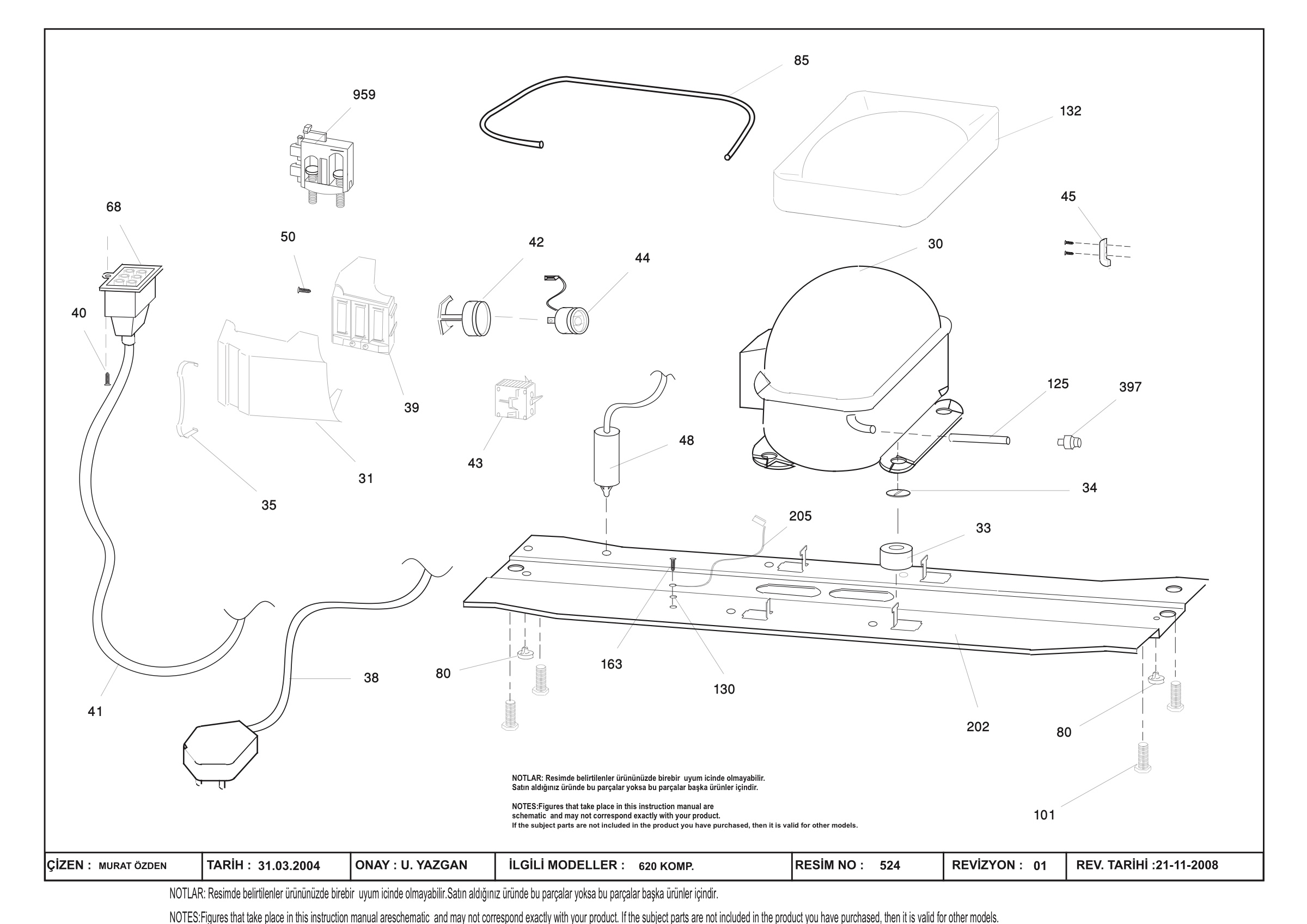 COMPRESSOR ASSY. (B-620)