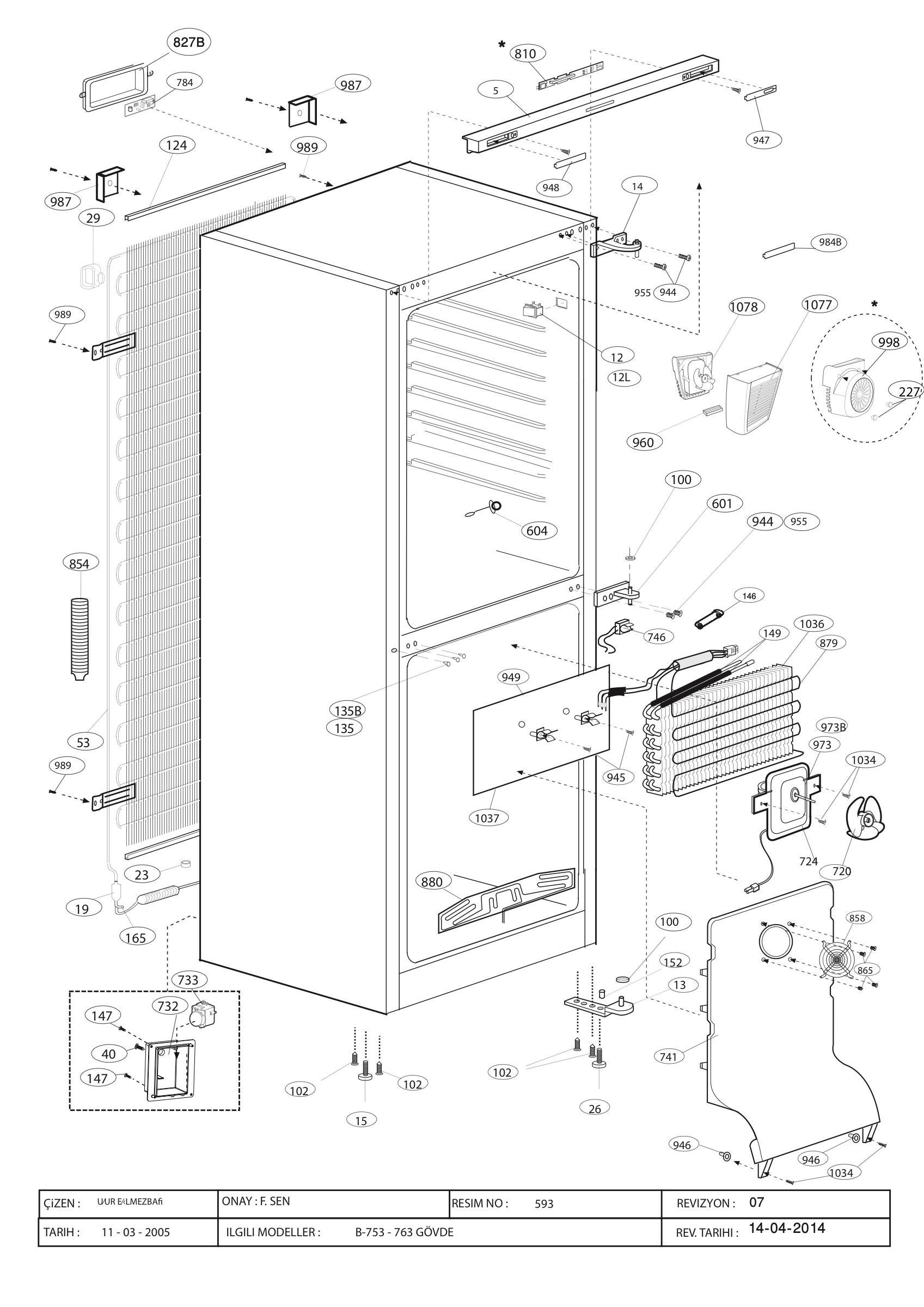 CABINET ASSY. (B-753,https://pub-ca728c82b01b4455aa73b951df5a365b.r2.dev/beko/B-763)