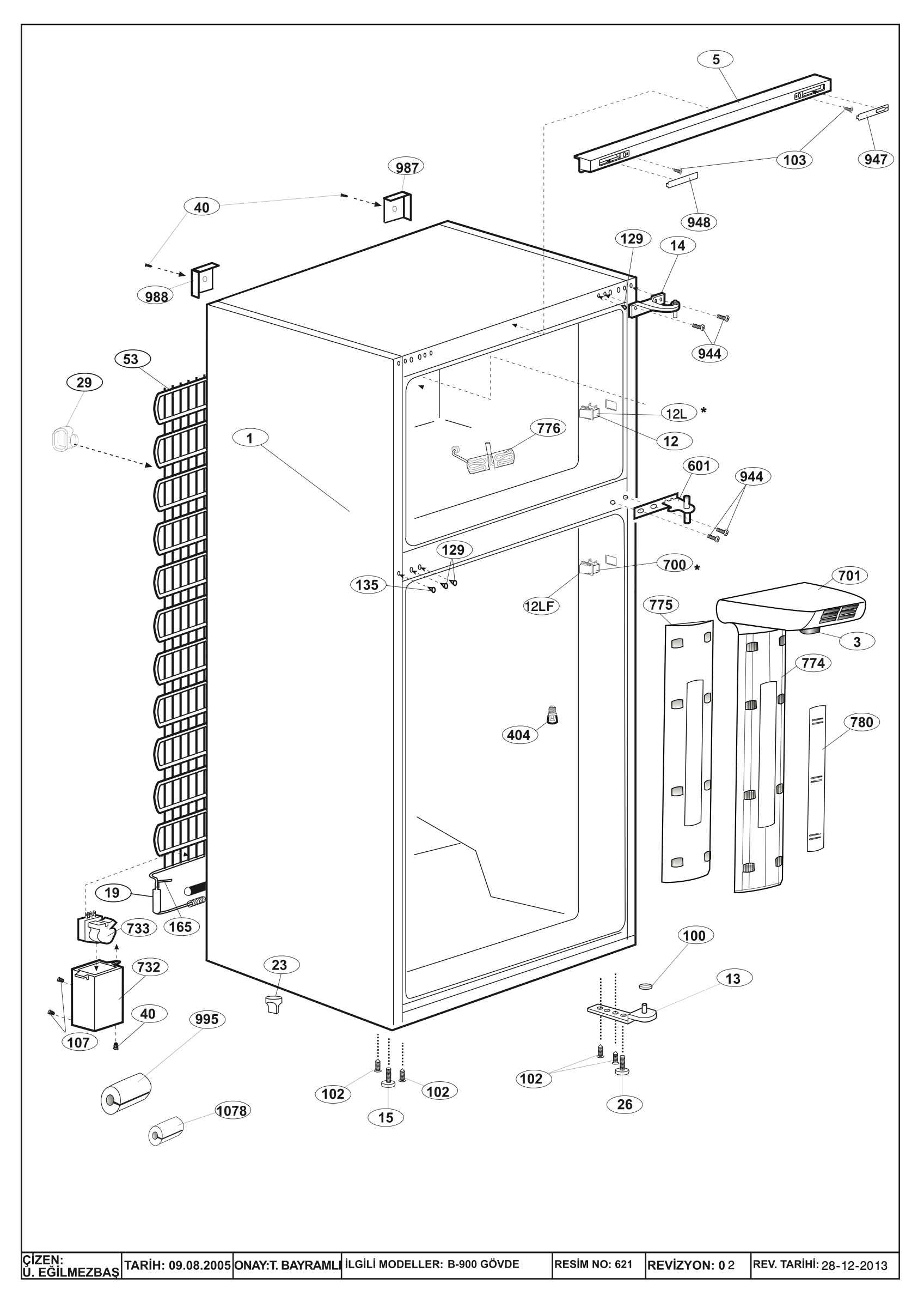 B900/FOAMED CABINET