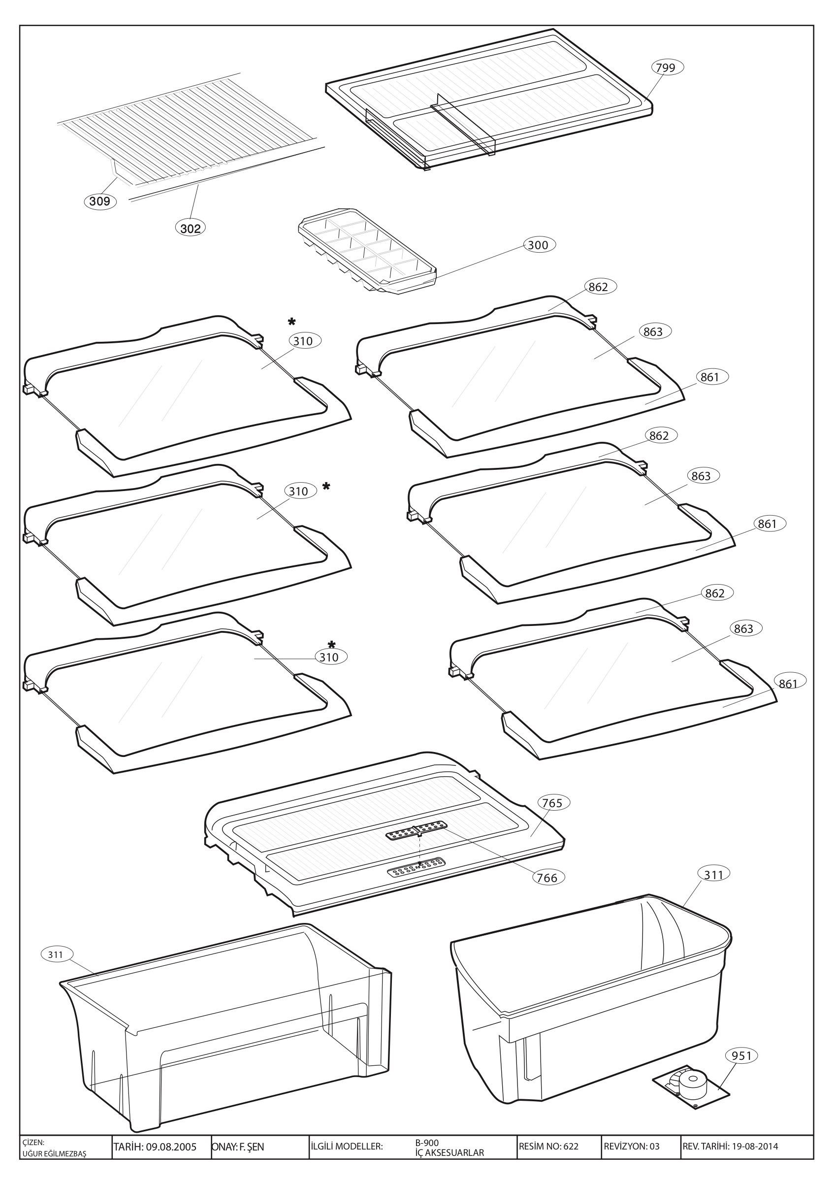 B900/CABINET ACCES.