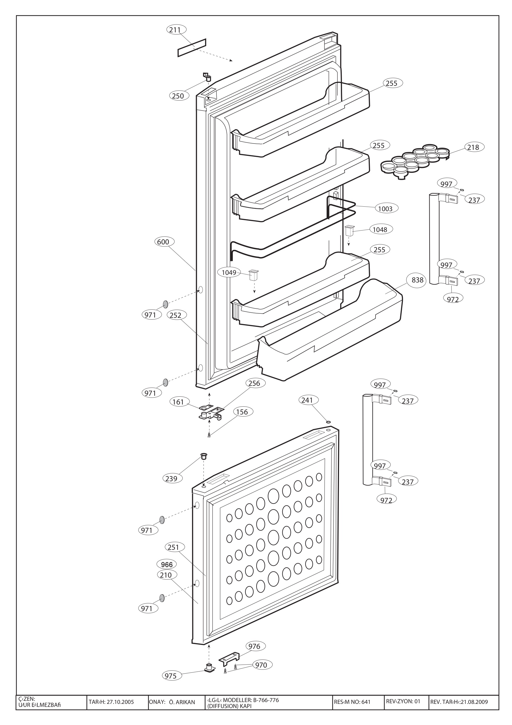 DOOR ACCESSORIES (B-776-766 DIFFUSION)