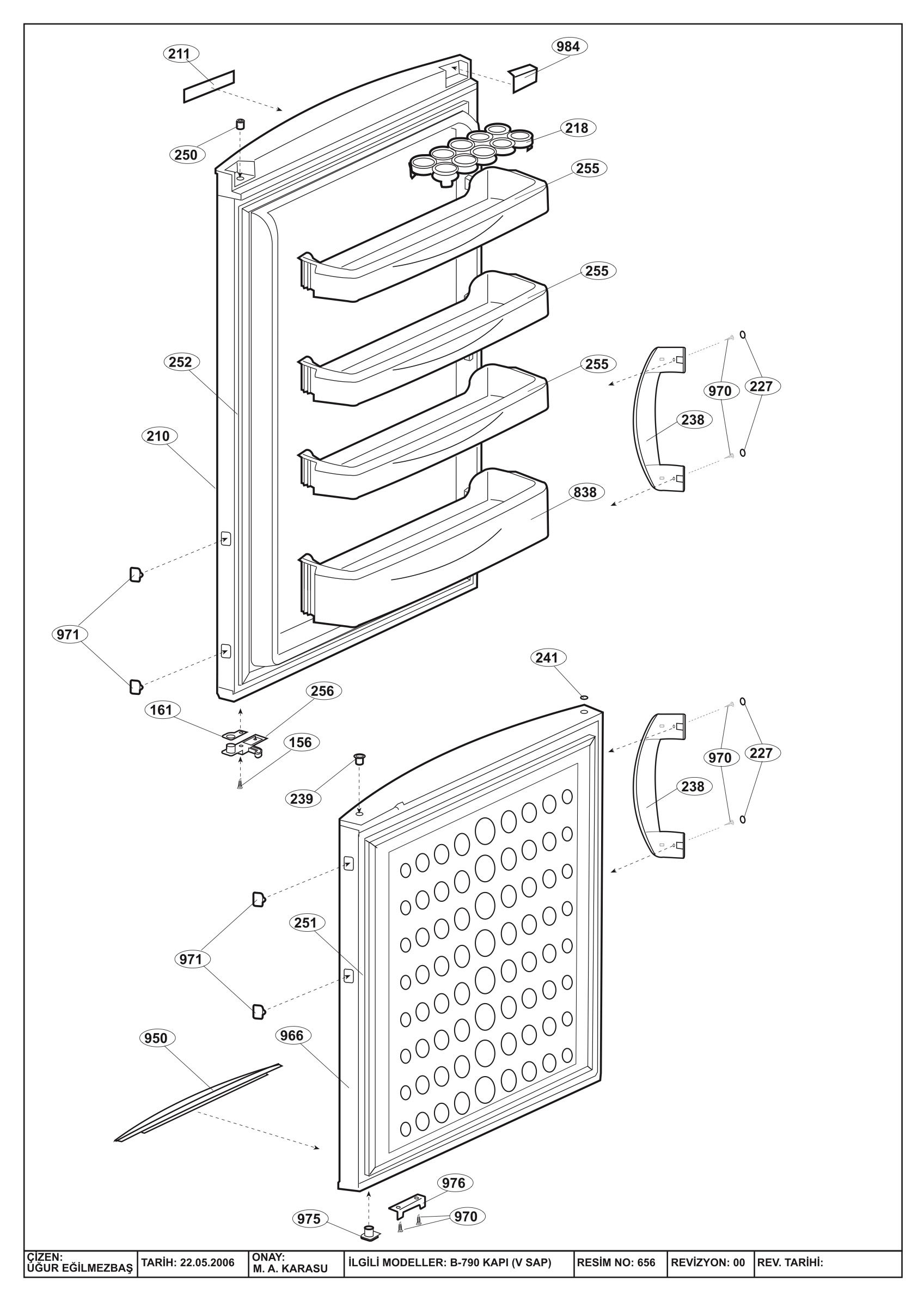 DOOR ACCESSORIES (B-790 V )