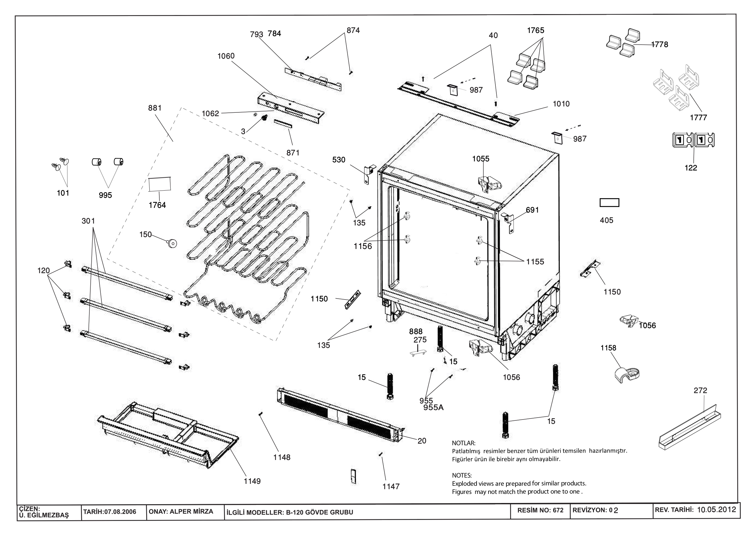 冷凍4L10 ML35 ADL20 Lamona Fridge & Freezer HDAHJA6403 (7217046419) Spares