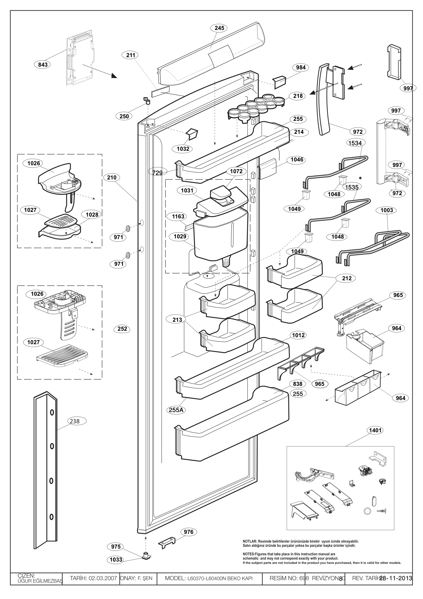 DOOR ASSY. (B-290)