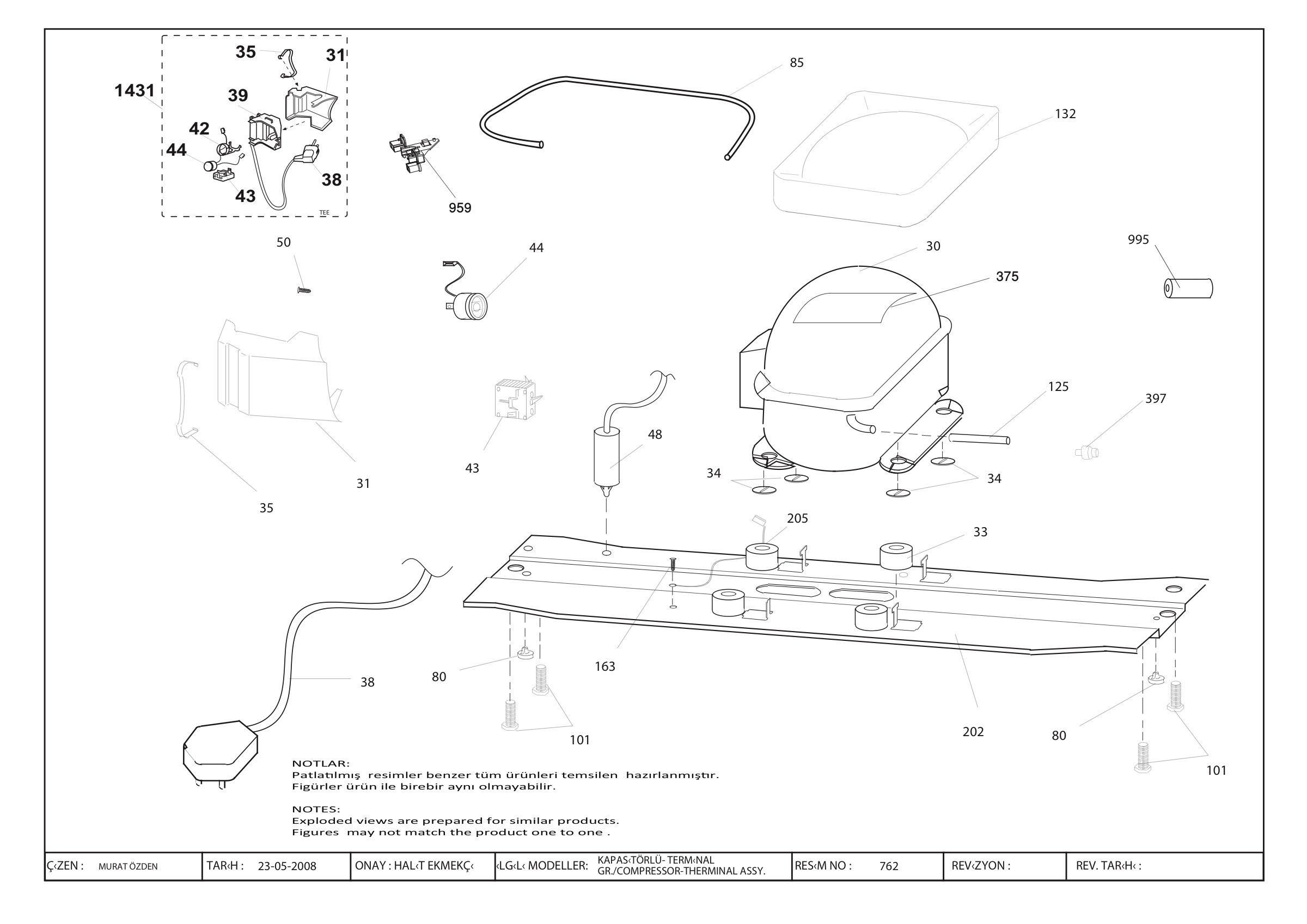 CCOMPRESSOR ASSY.OMPR. TERM. ASSEMBLY