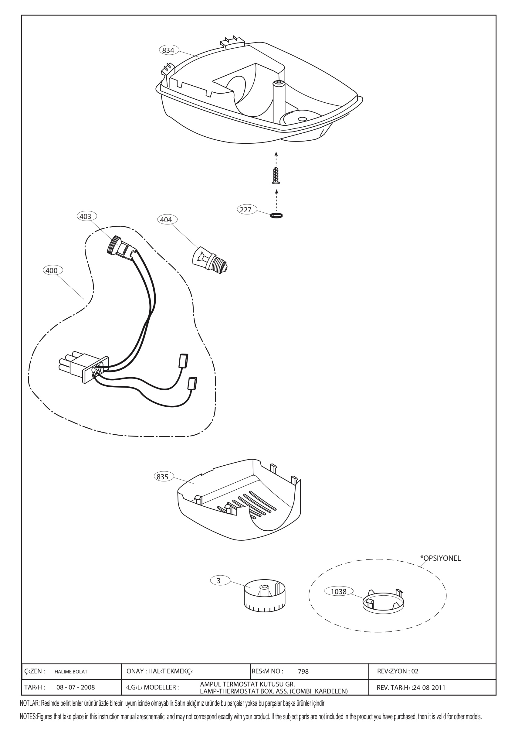 Lamona Fridge & Freezer HJA6855 (7244646418) Spares
