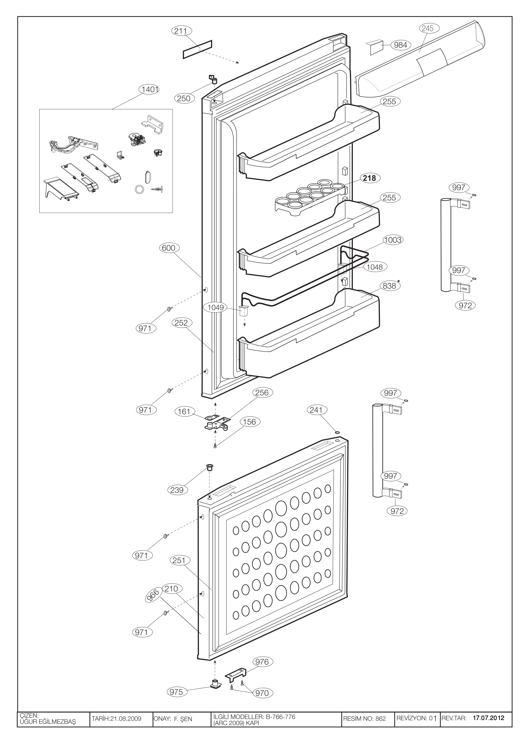 DOOR ACCESSORIES (B-776-766 )