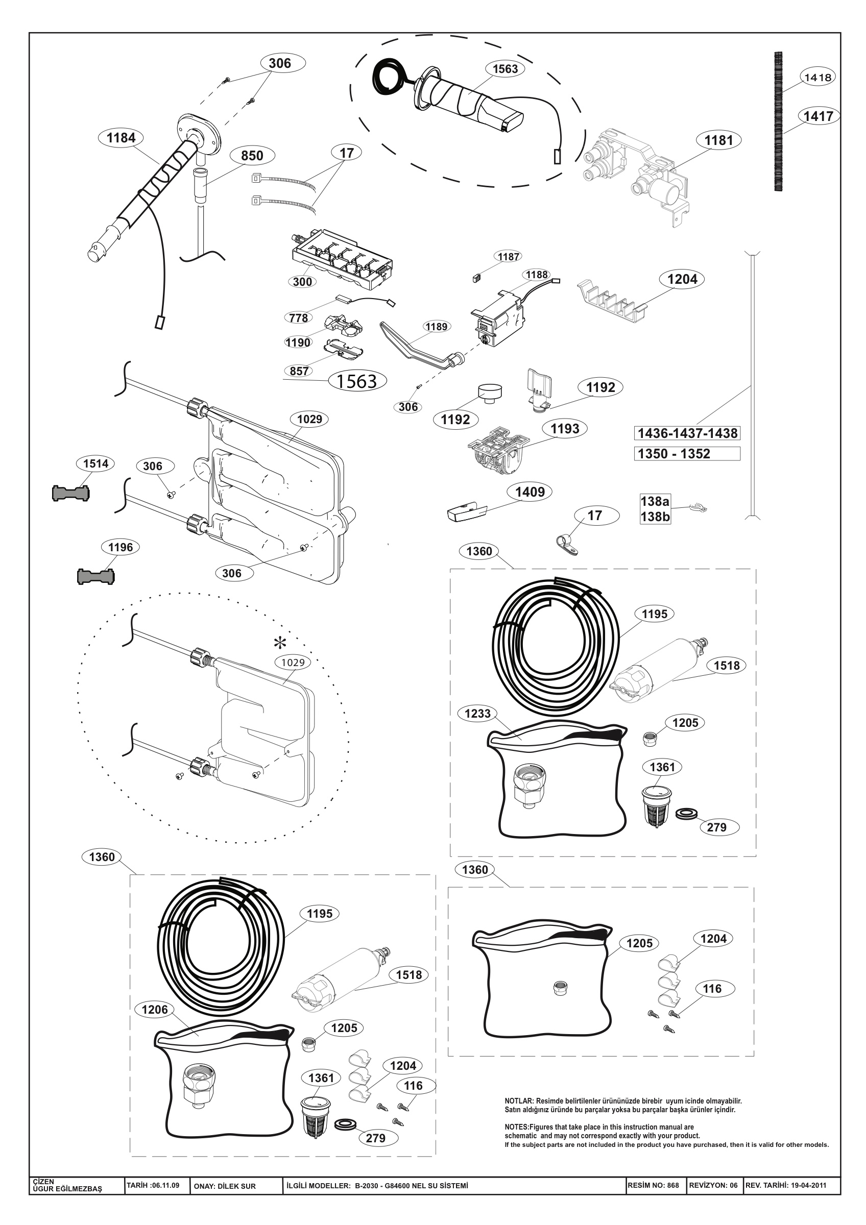 WATER SYSTEM ( G92605NE / B-2030 )