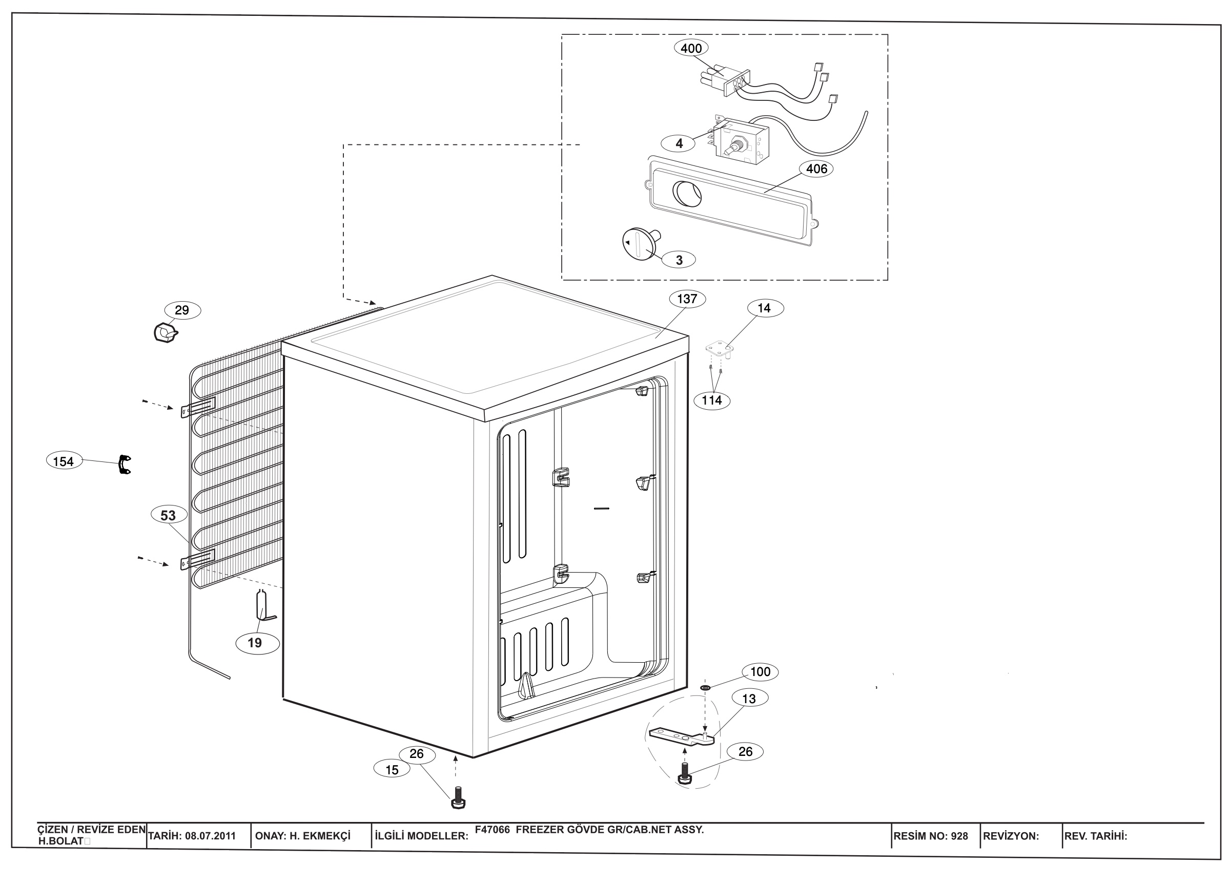 F47066 CABINET ASSY