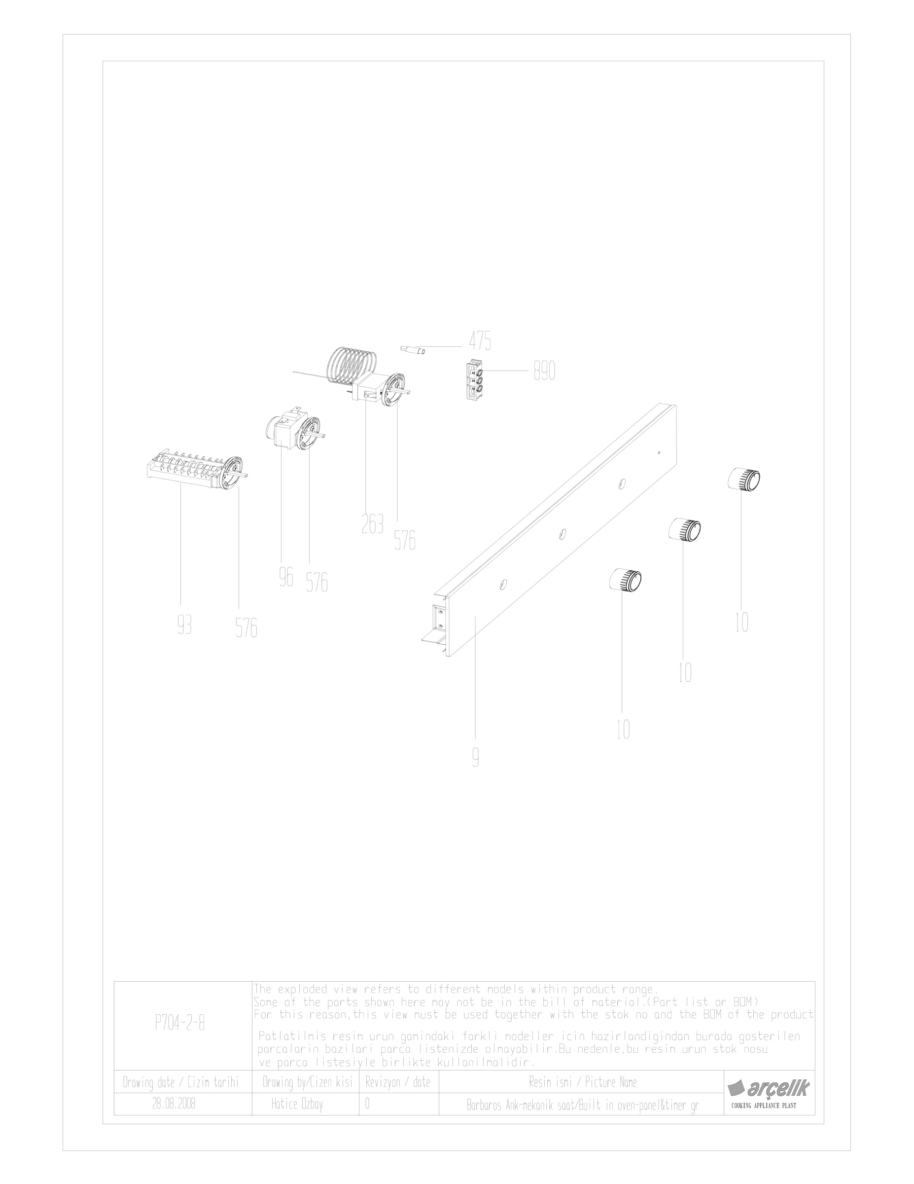 Barbaros Timer & Panel gr.