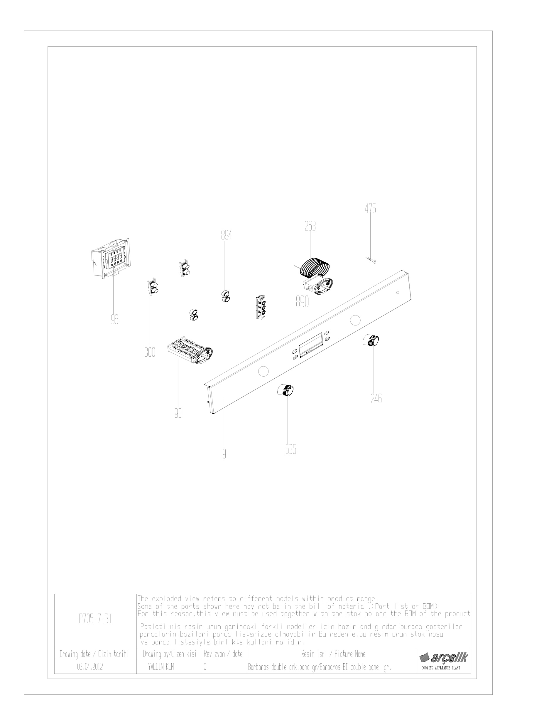 BARBAROS FS CONTROL PANEL GR.