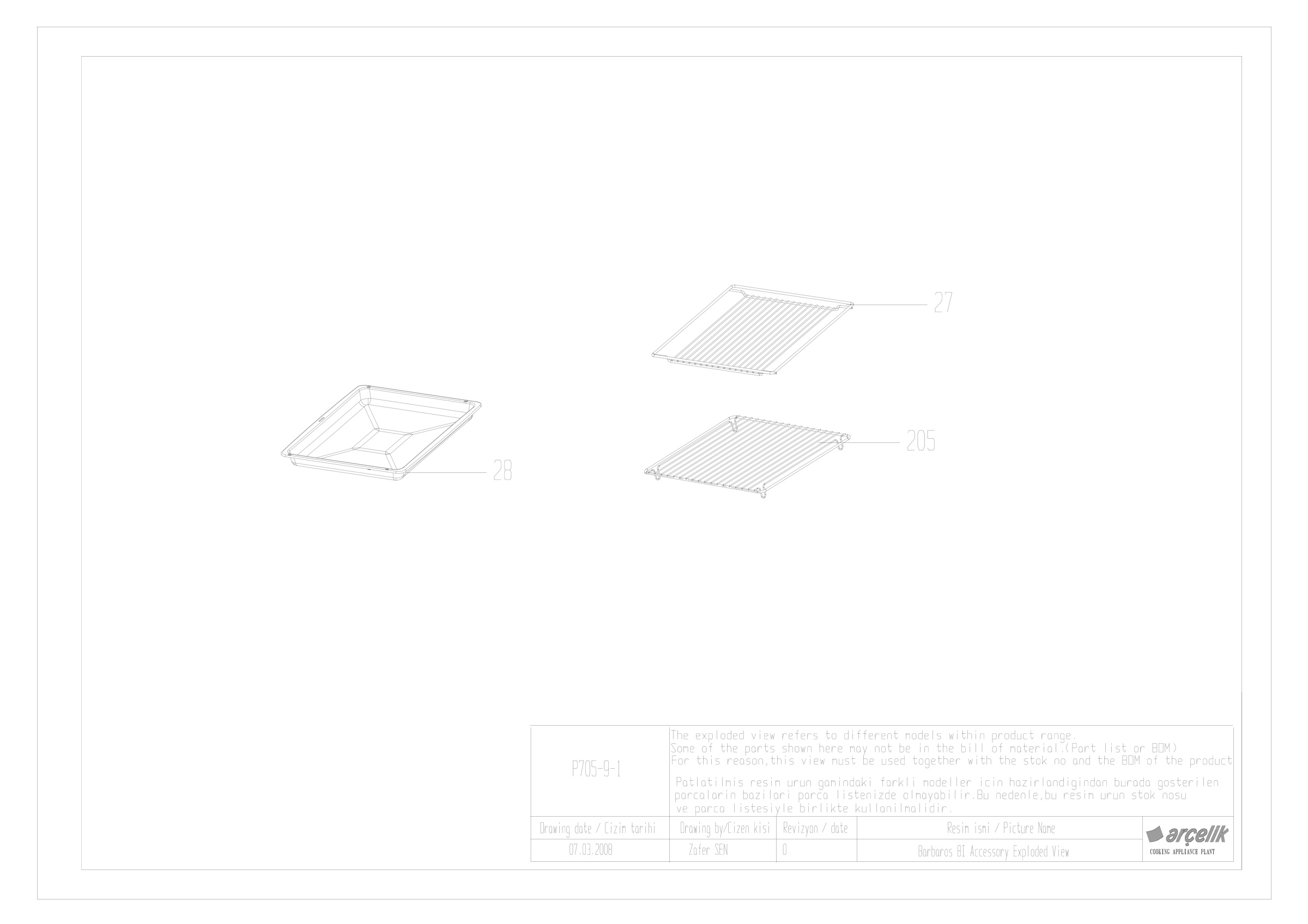 BARBAROS BI ACCESSORY GR EXPLODED VIEW