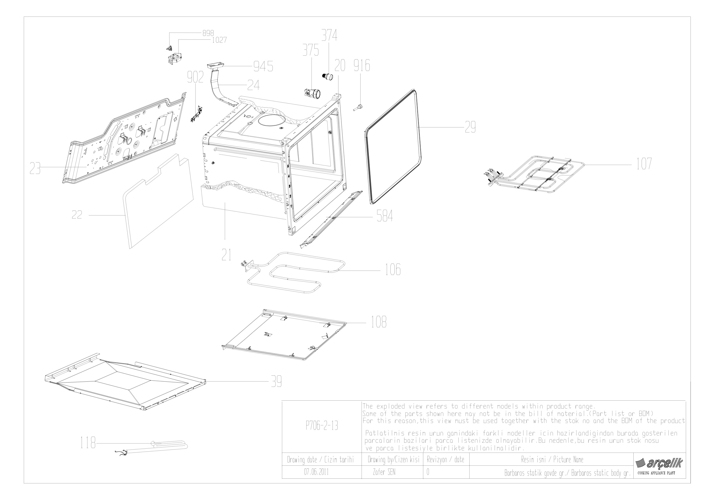 BARBAROS FS STATIC BODY GR. EXPLODED VIEW