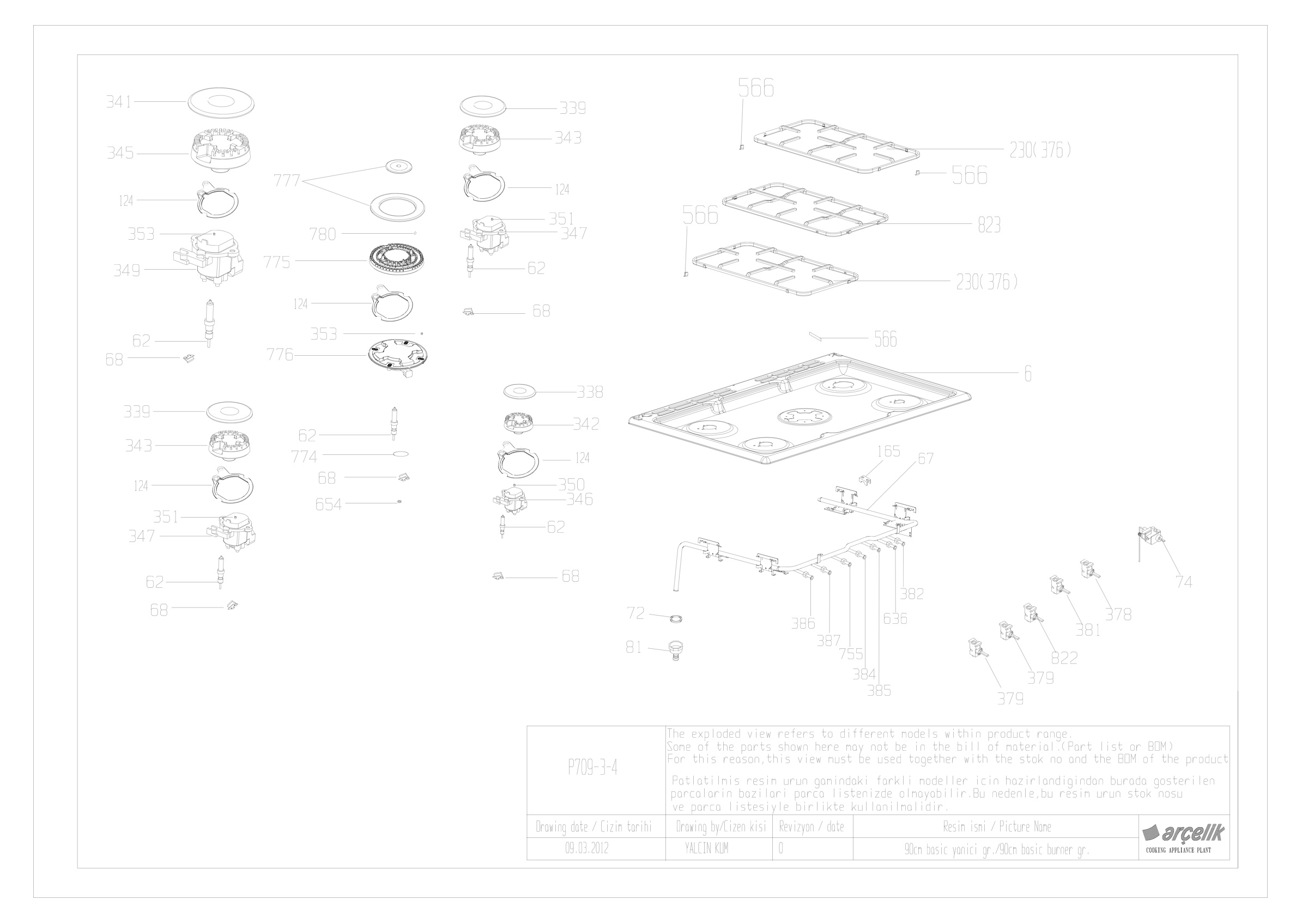 90CM GIANT BASIC BURNER GR.