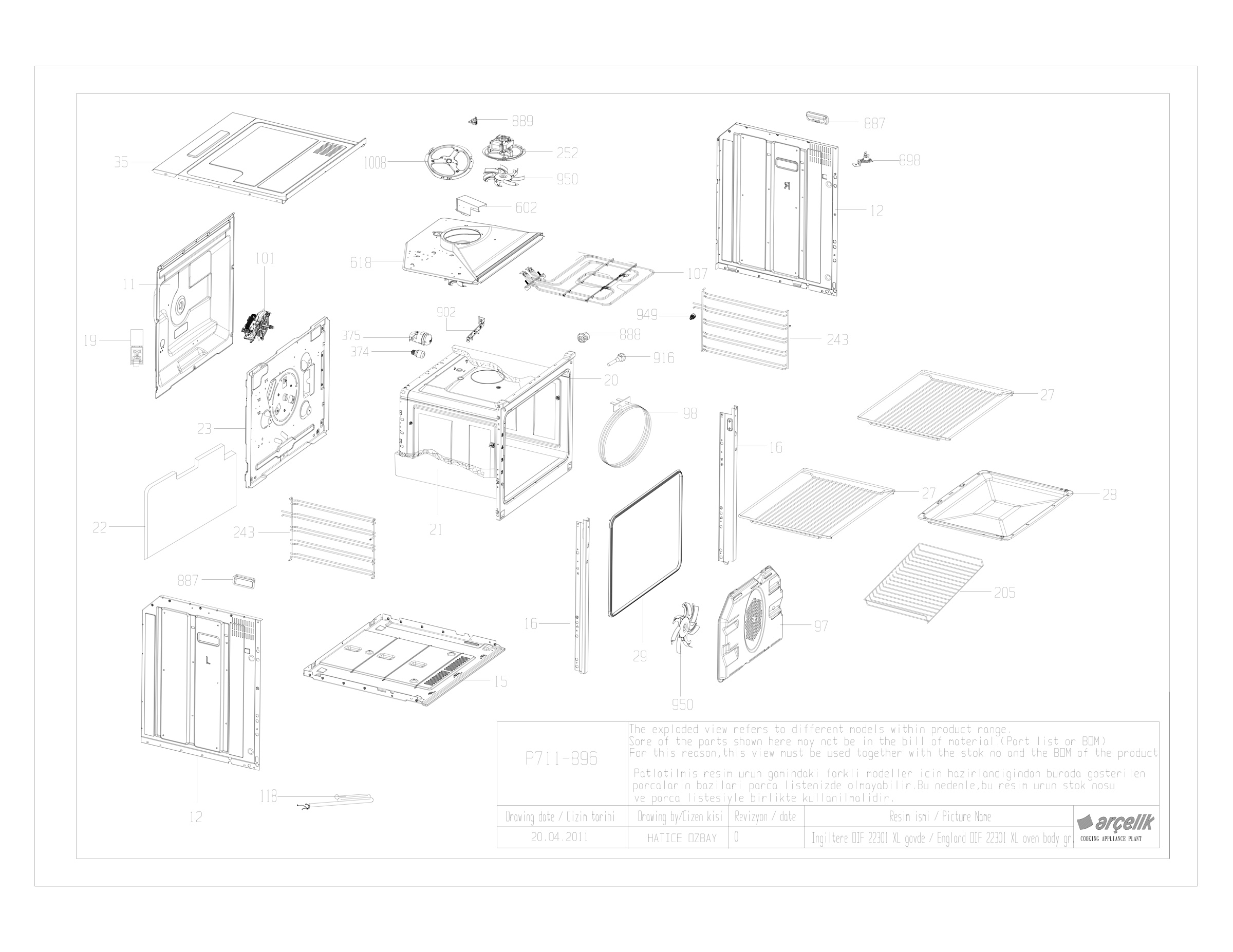 OIF 22301 XL BODY