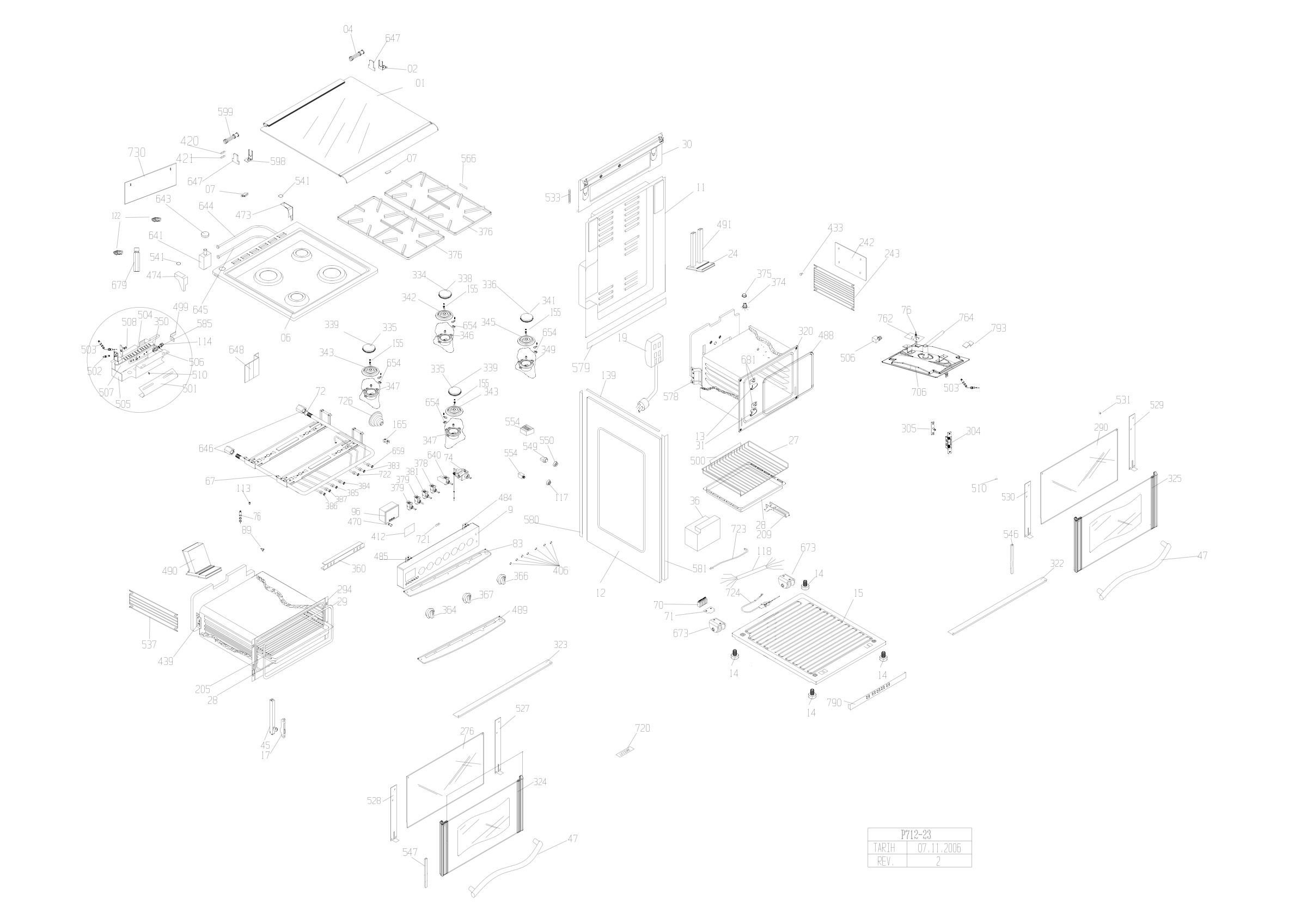 BOTTOM+TOP GR EXPLODED VIEW