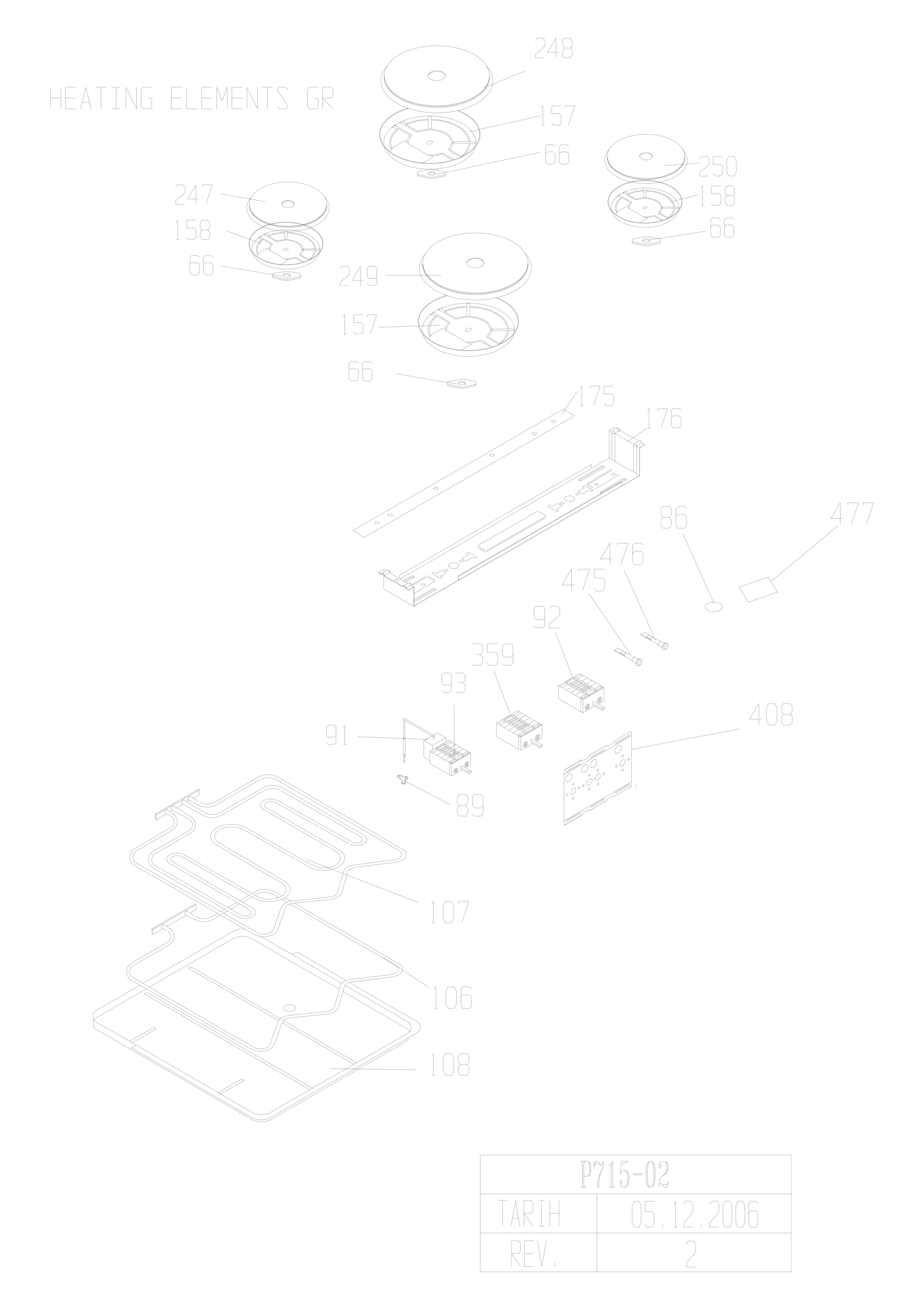 HEATING ELEMENT GROUP