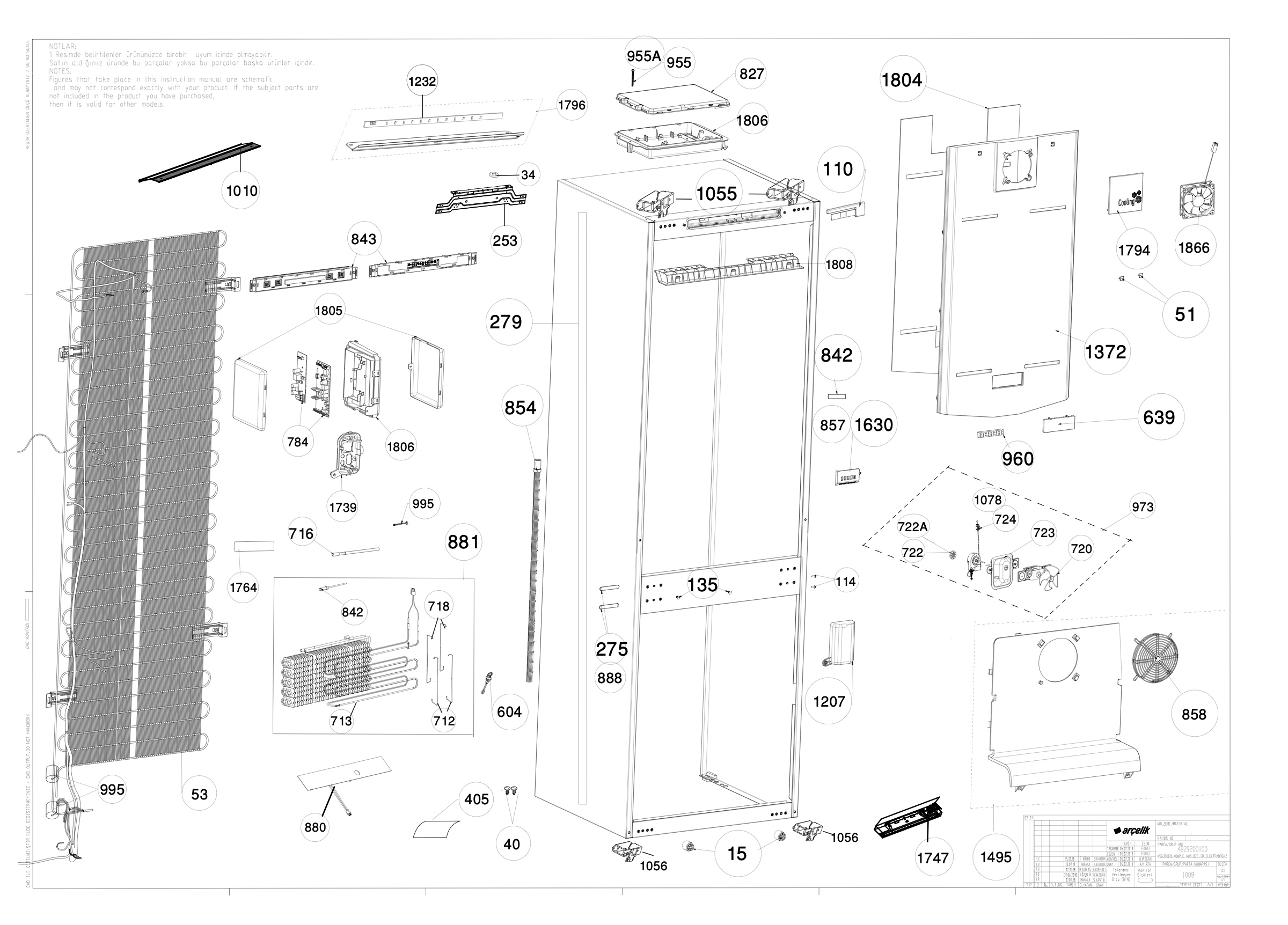 CABINET ASSEMBLY (K56300)