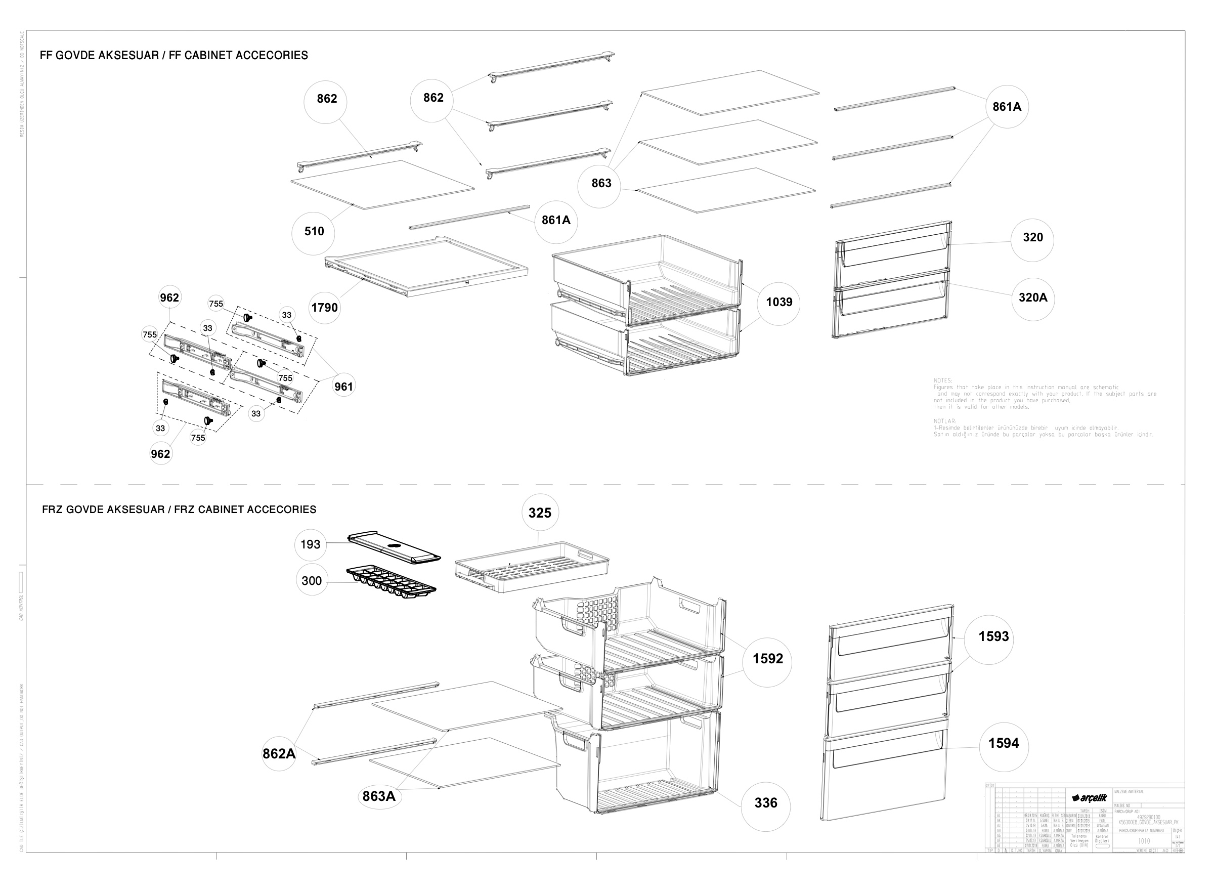 CABINET ACCESSORIES (K56300)