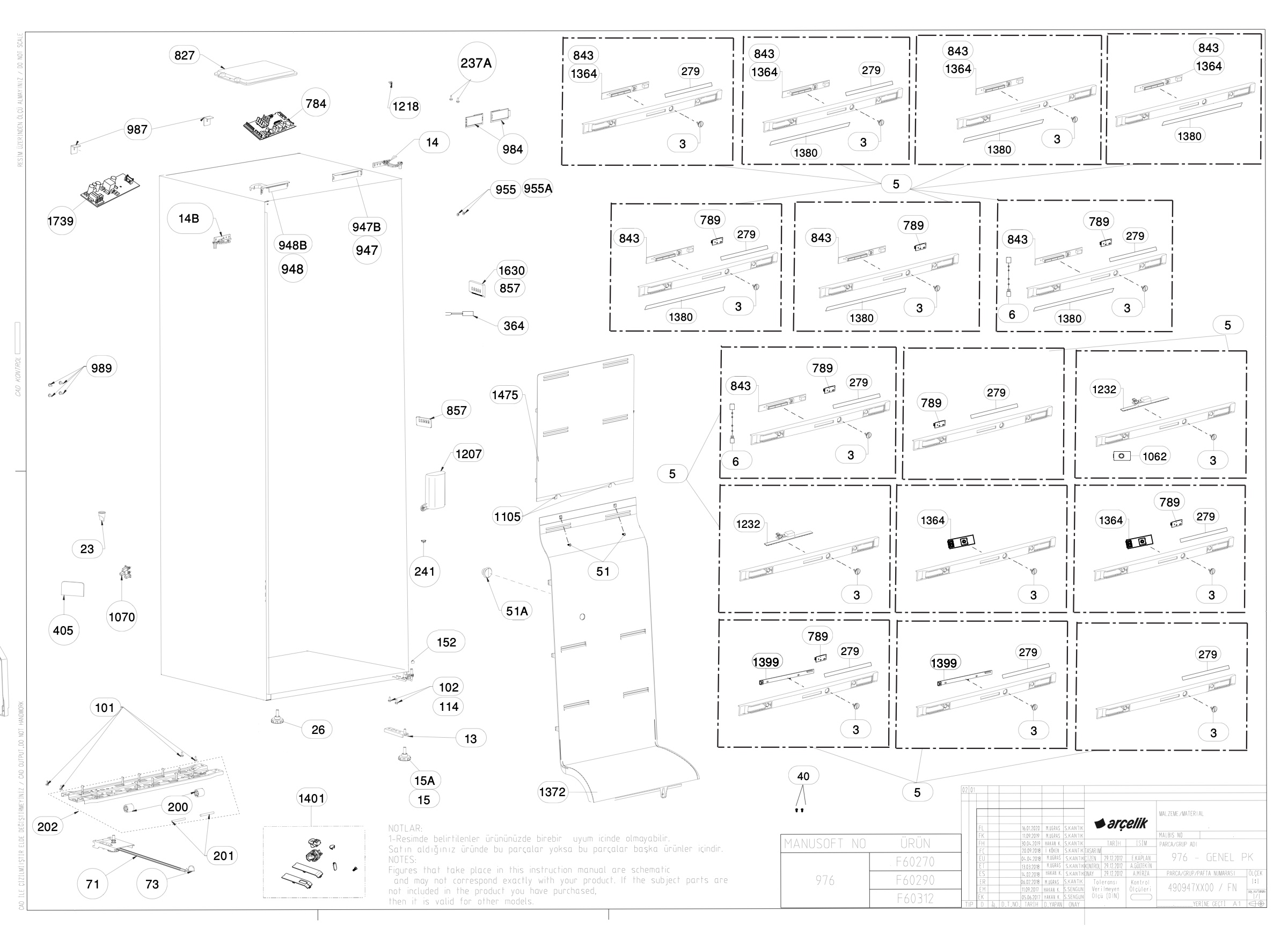 ぷうページ Beko Fridge & Freezer TFFC671W (7284746319) Spares