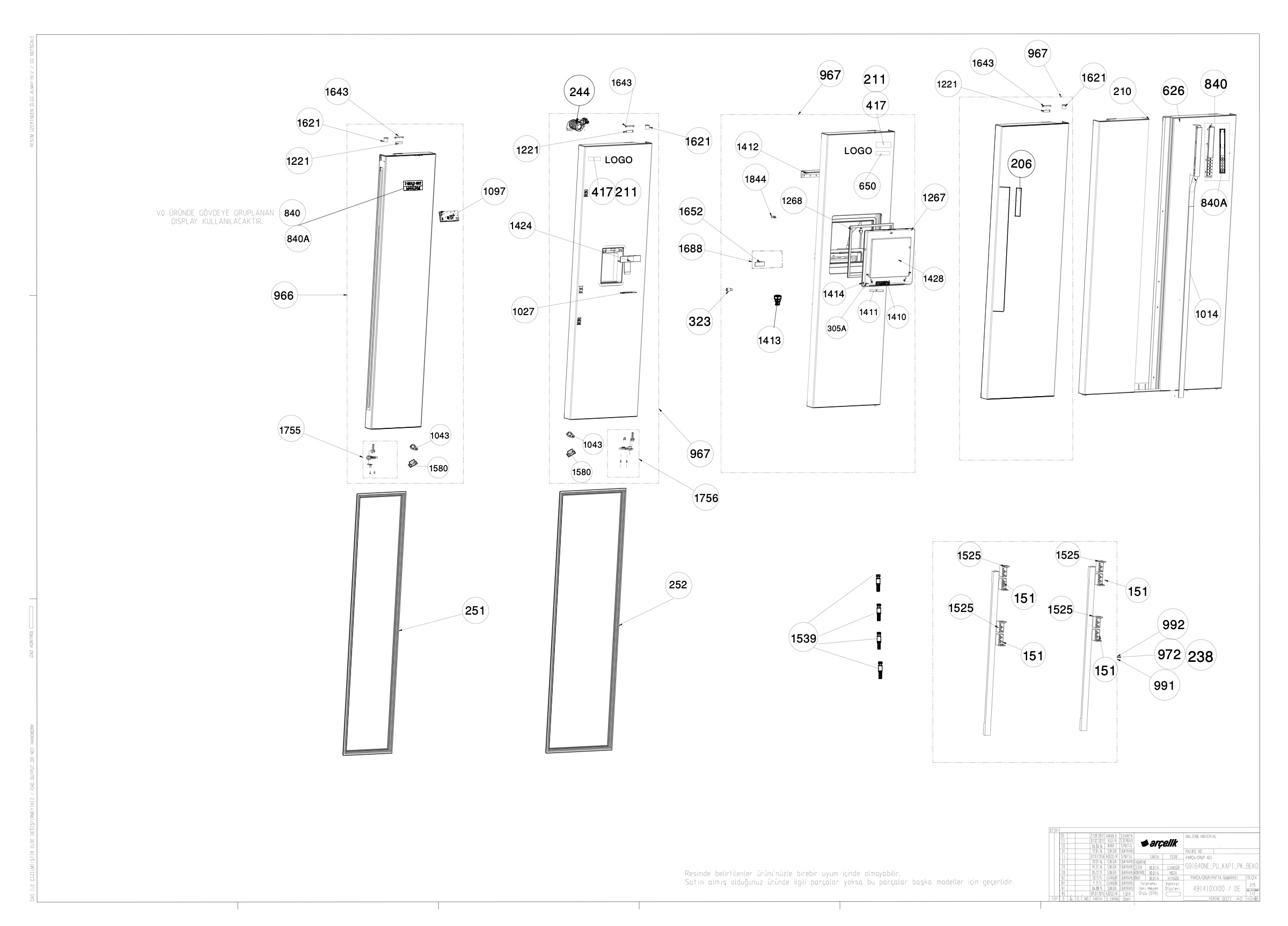PU DOOR ASSY