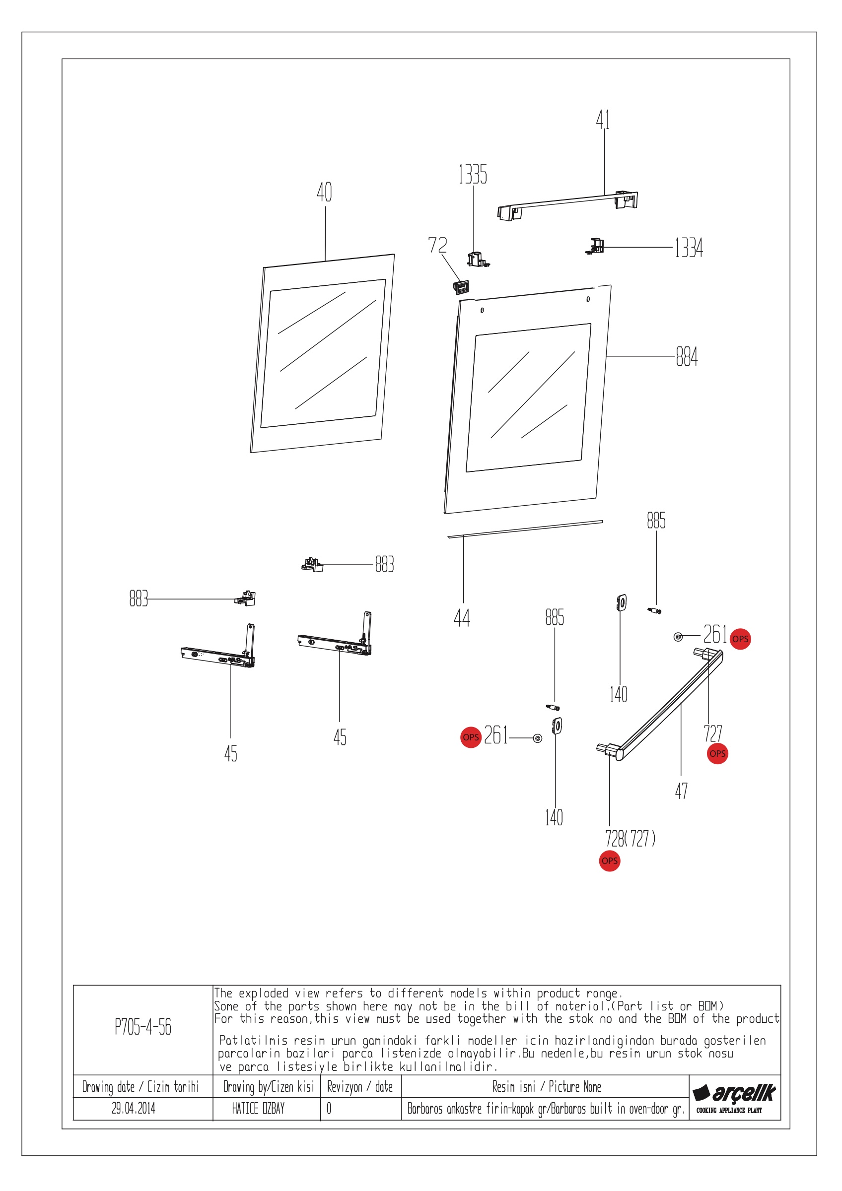 BARBAROS BI FRONT DOOR GR