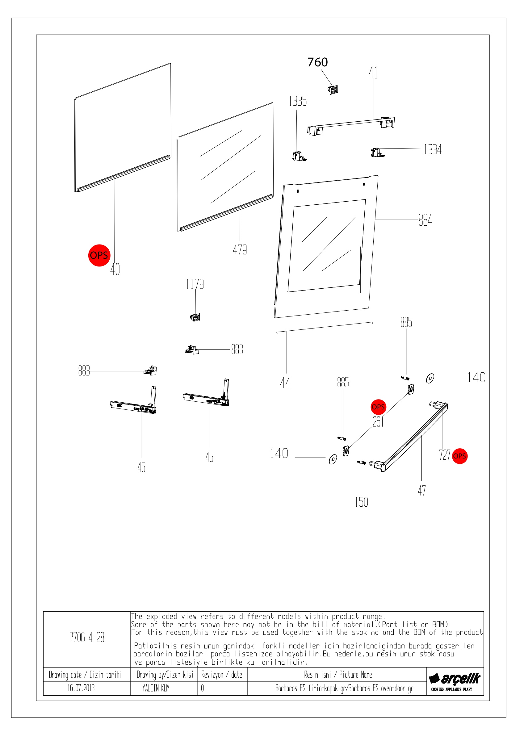 BARBAROS FS FRONT DOOR GR