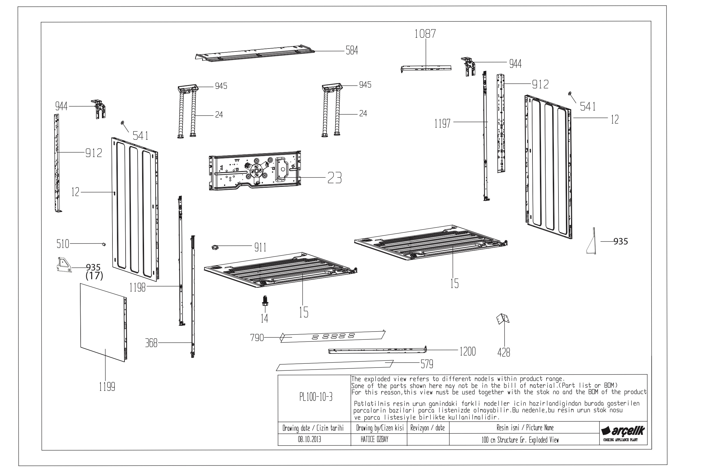 100 cm STRUCTURE GR.