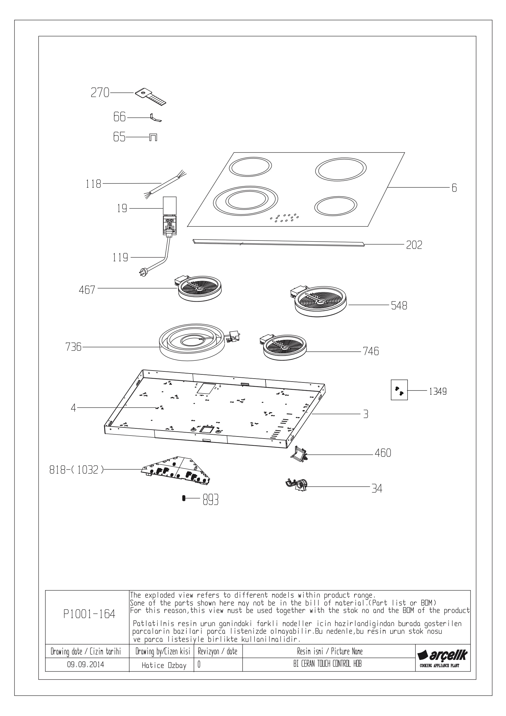 HOB EXPLODED VIEW