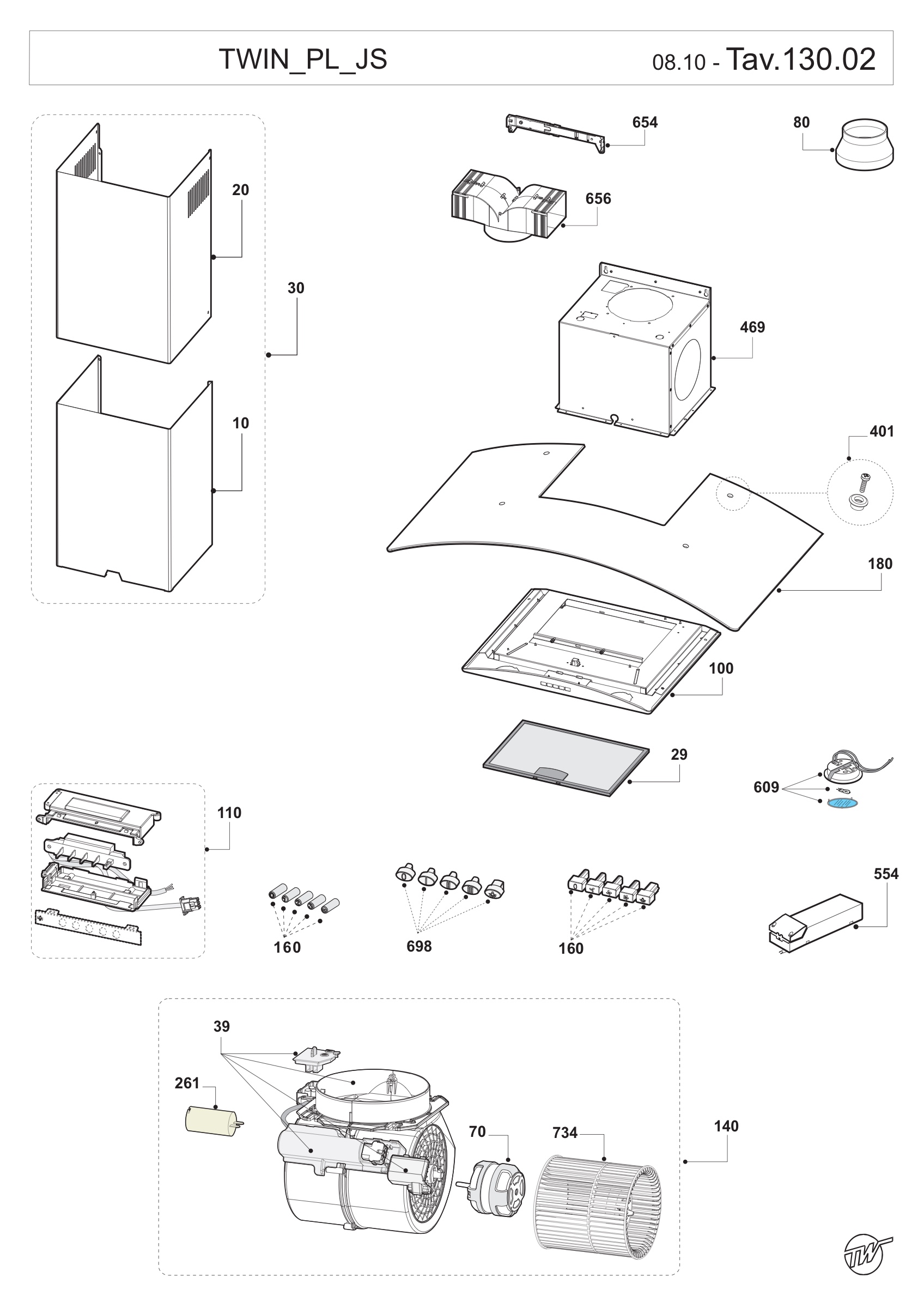 HBG60X_UK_Exploded_Drawing
