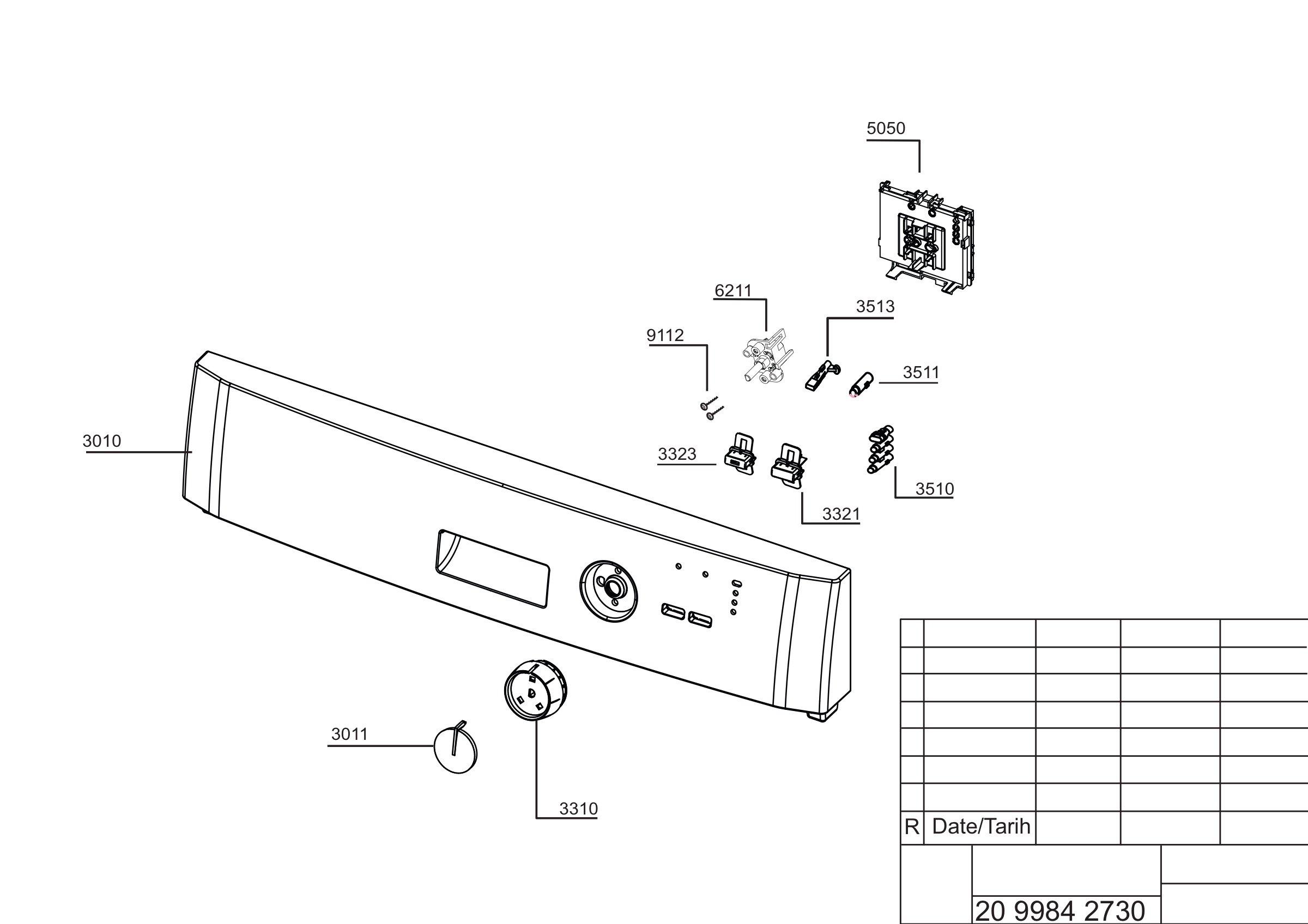 Exploded view (Panel Group)