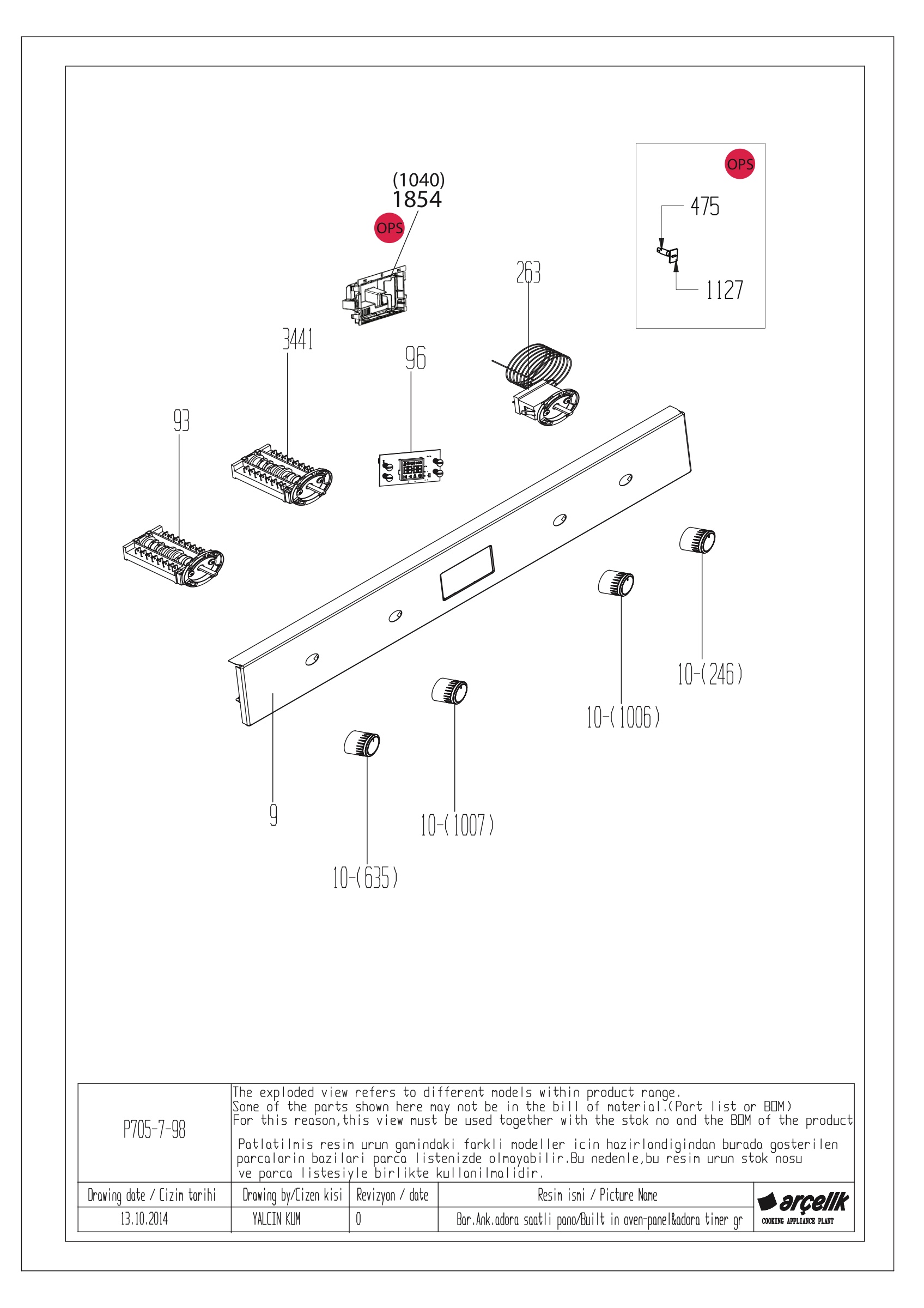 BI CONTROL PANEL GR