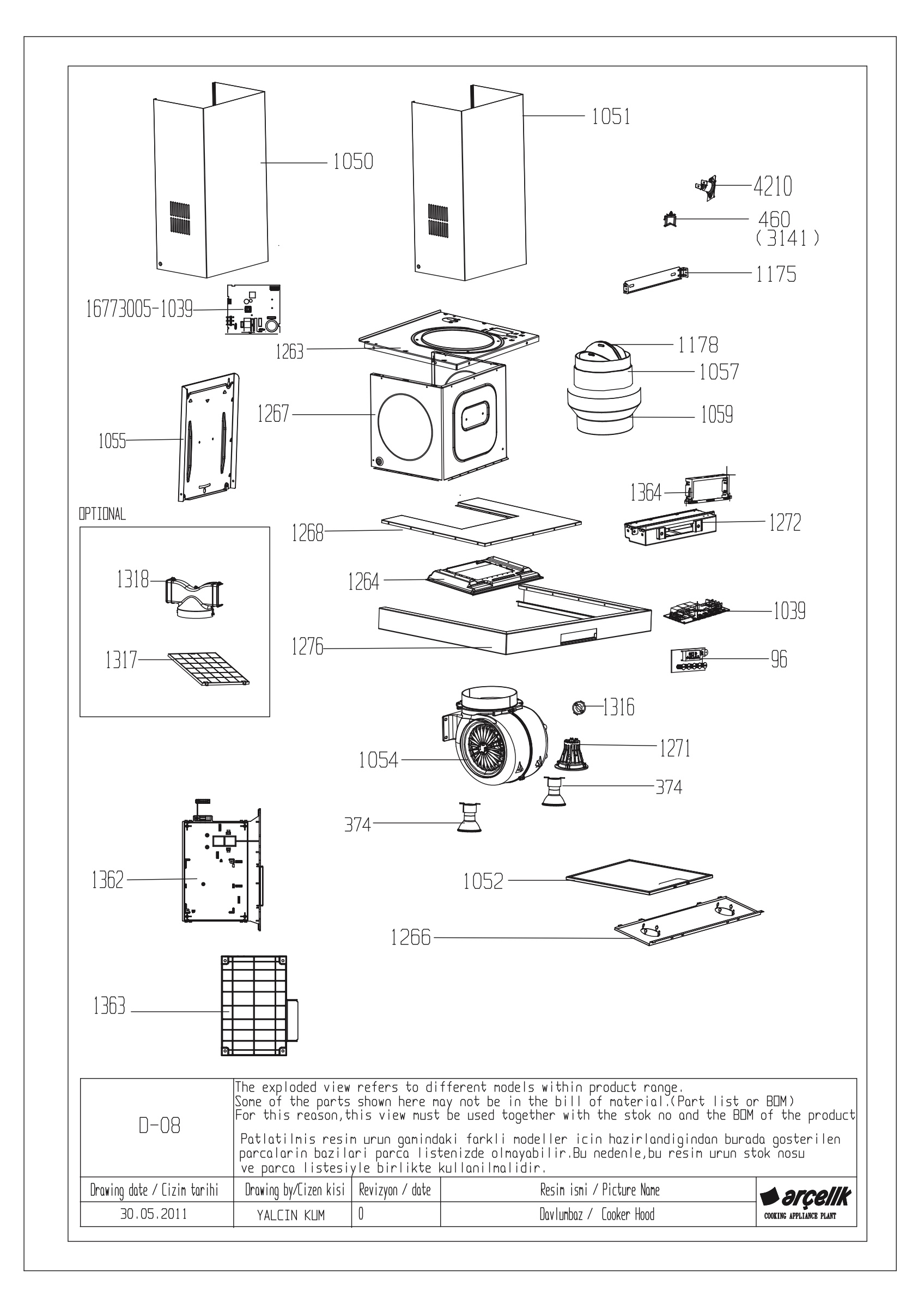 T-TYPE BETTER TIMER EXPLODED VIEW