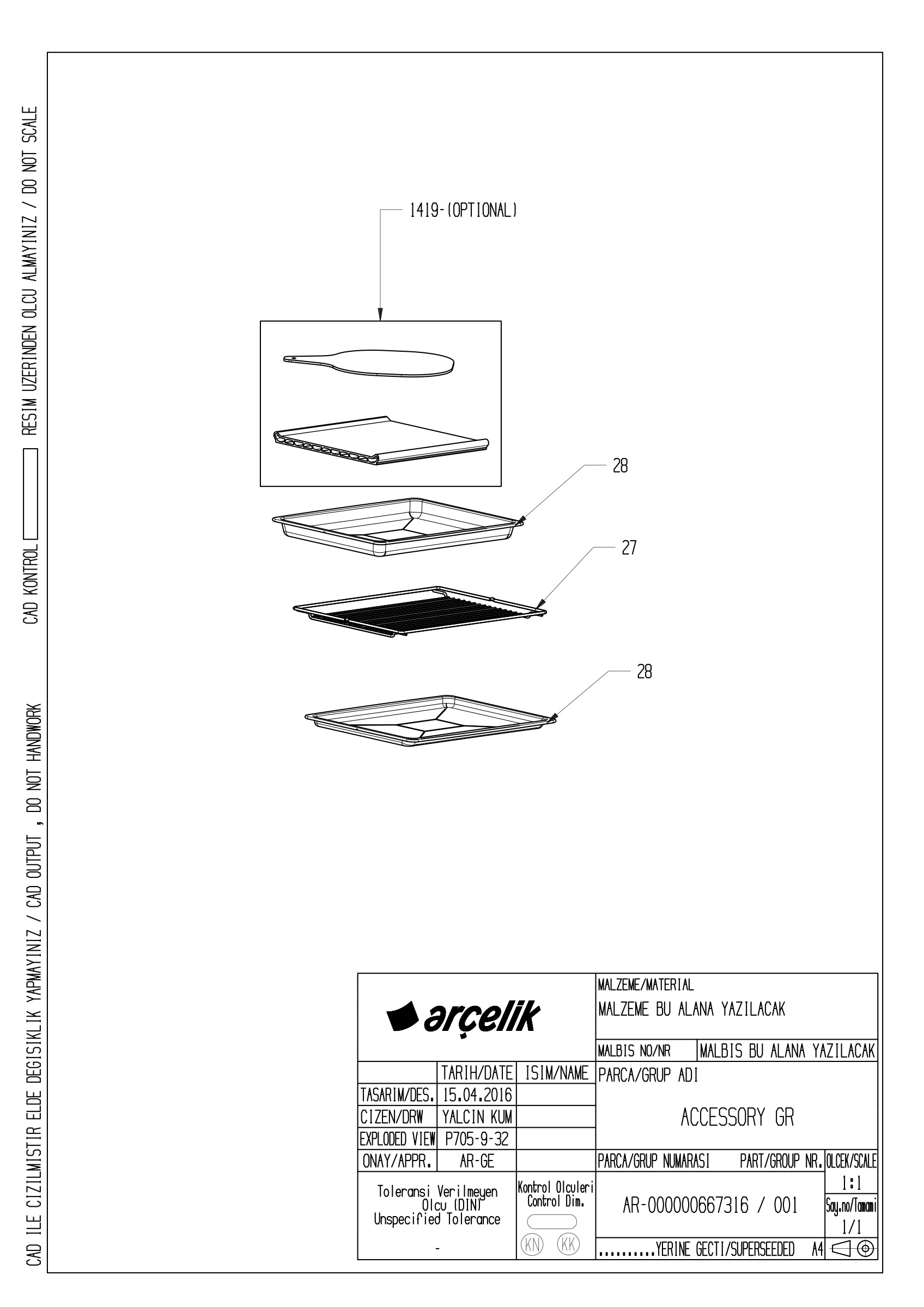 BARBAROS BI ACCESSORY GR EXPLODED VIEW