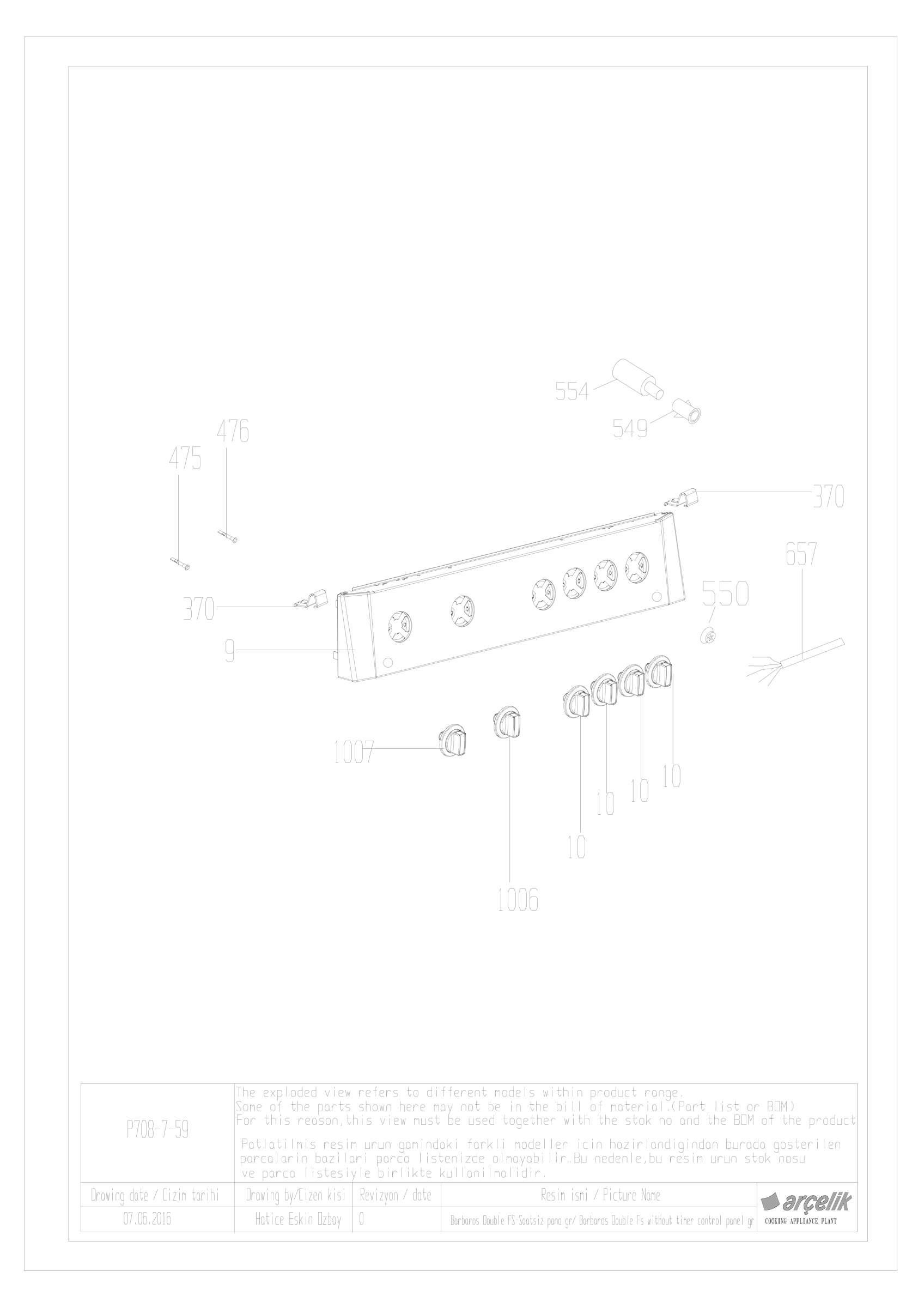 BARBAROS GAS CONTROL PANEL GR.