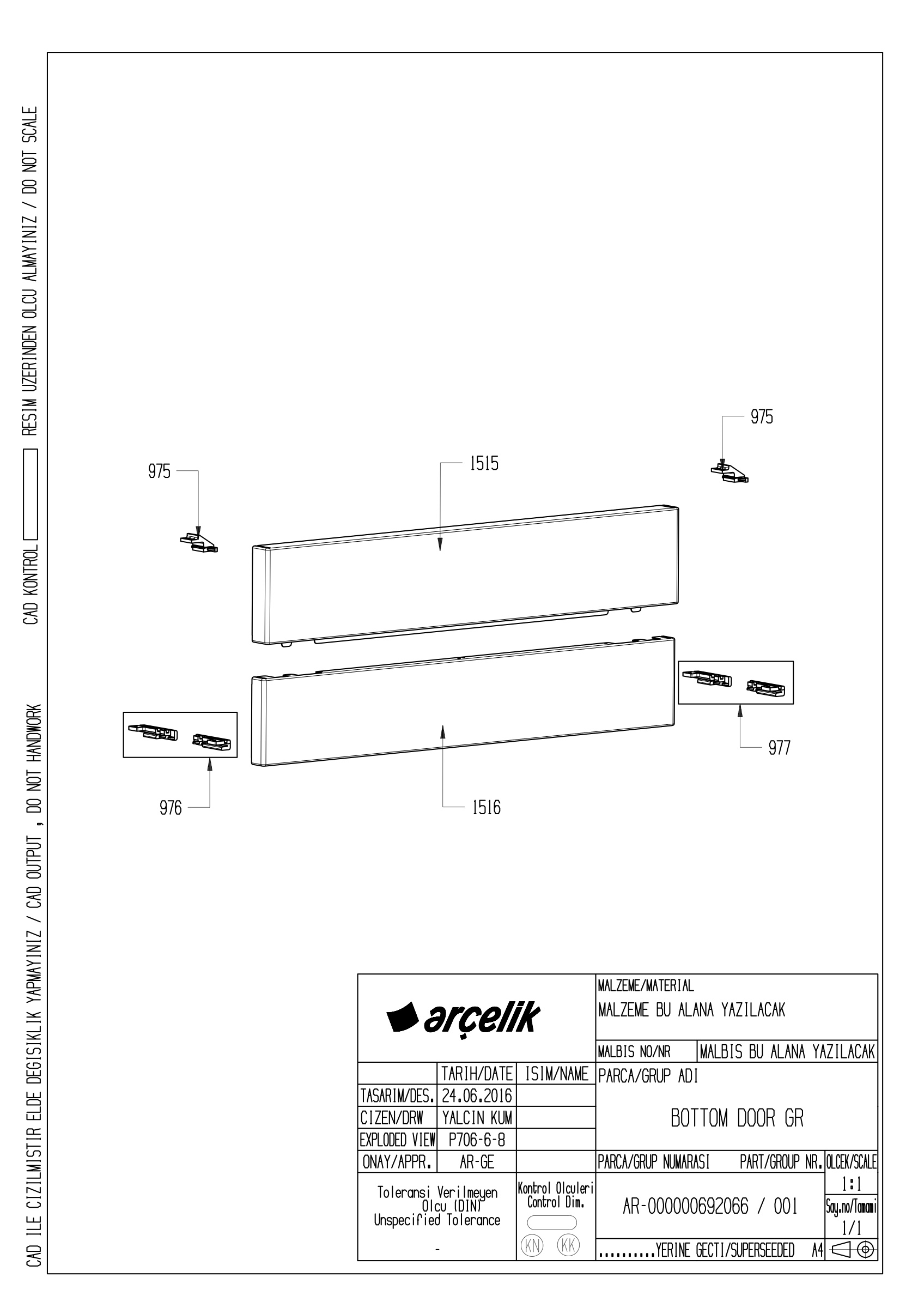 BARBAROS FS BOTTOM DOOR GR.