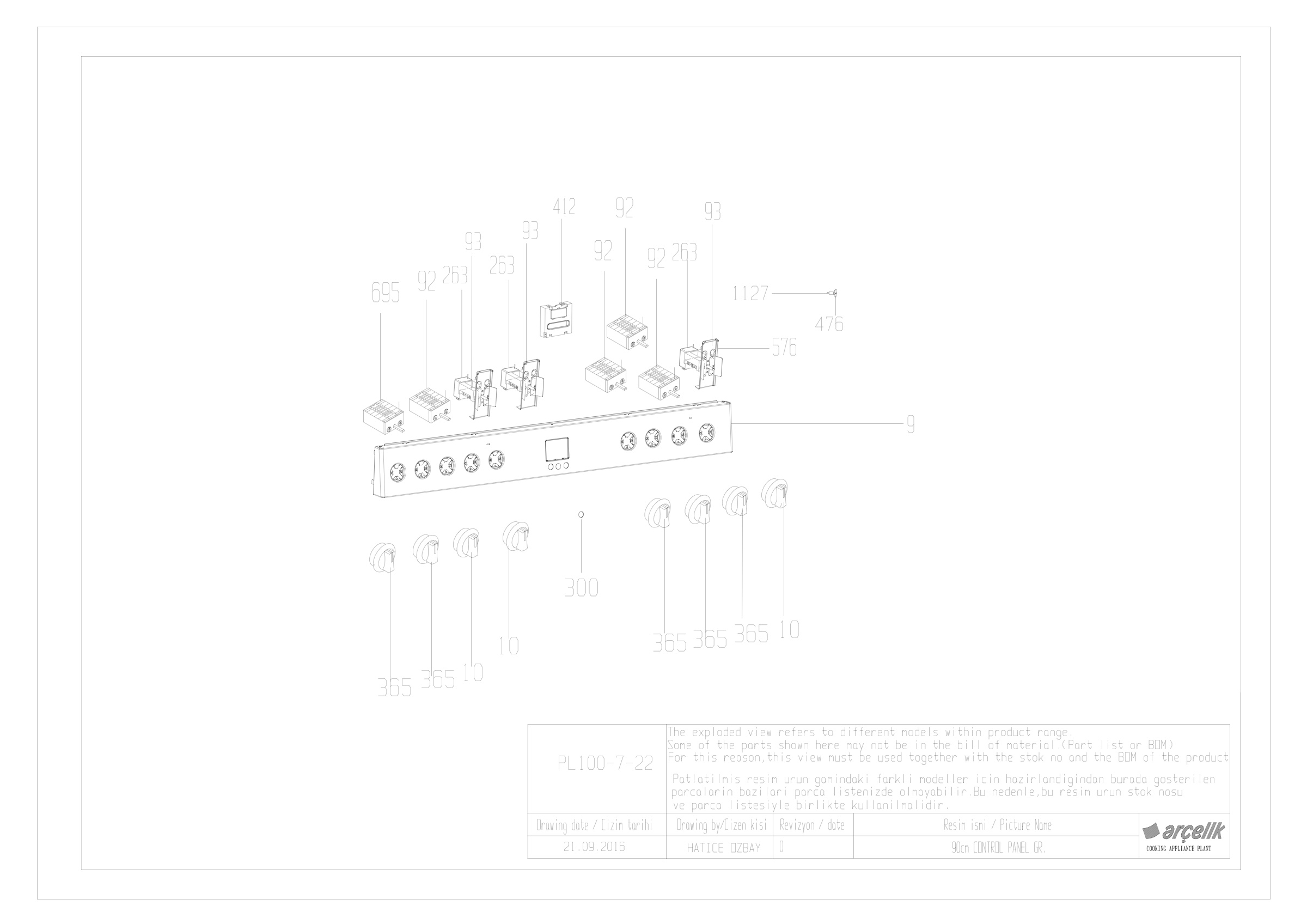CONTROL PANEL GR.