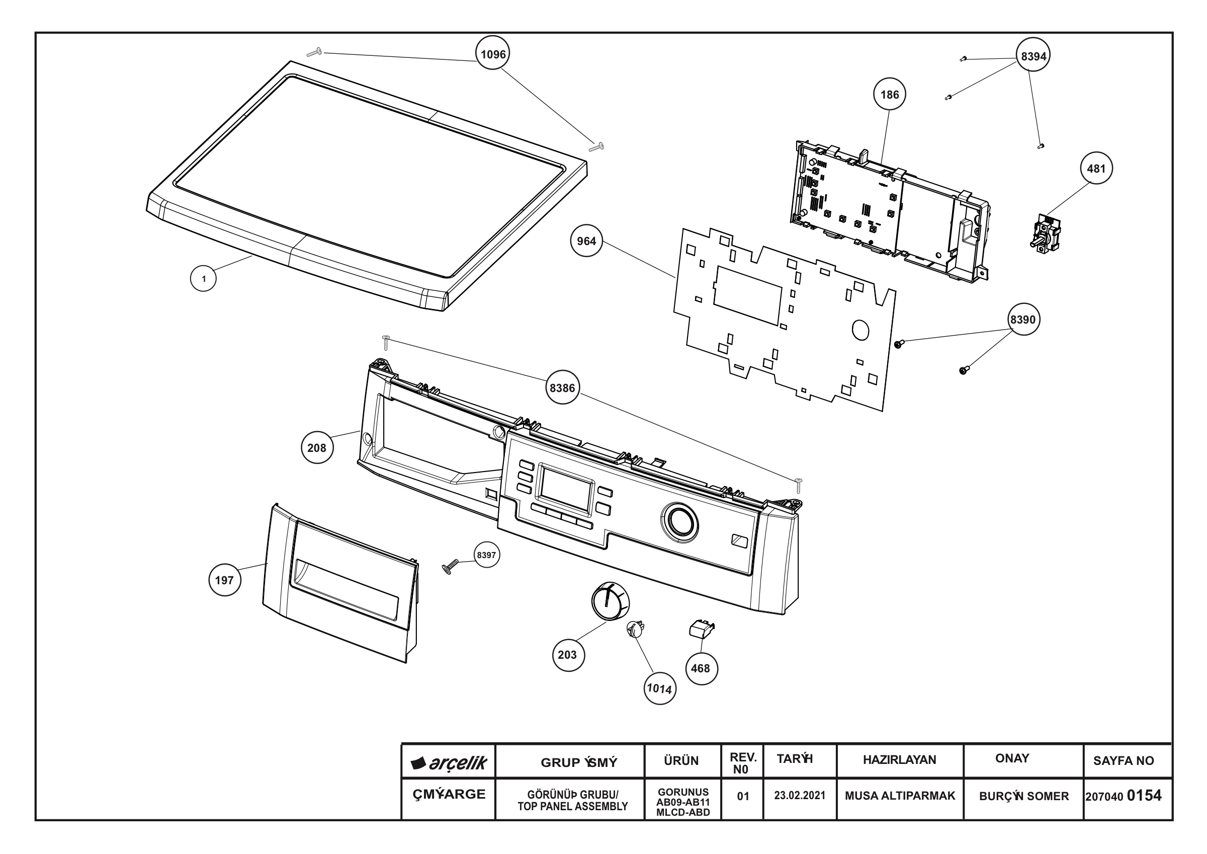 TOP PANEL GROUP AB09-AB11-MLC_RE00