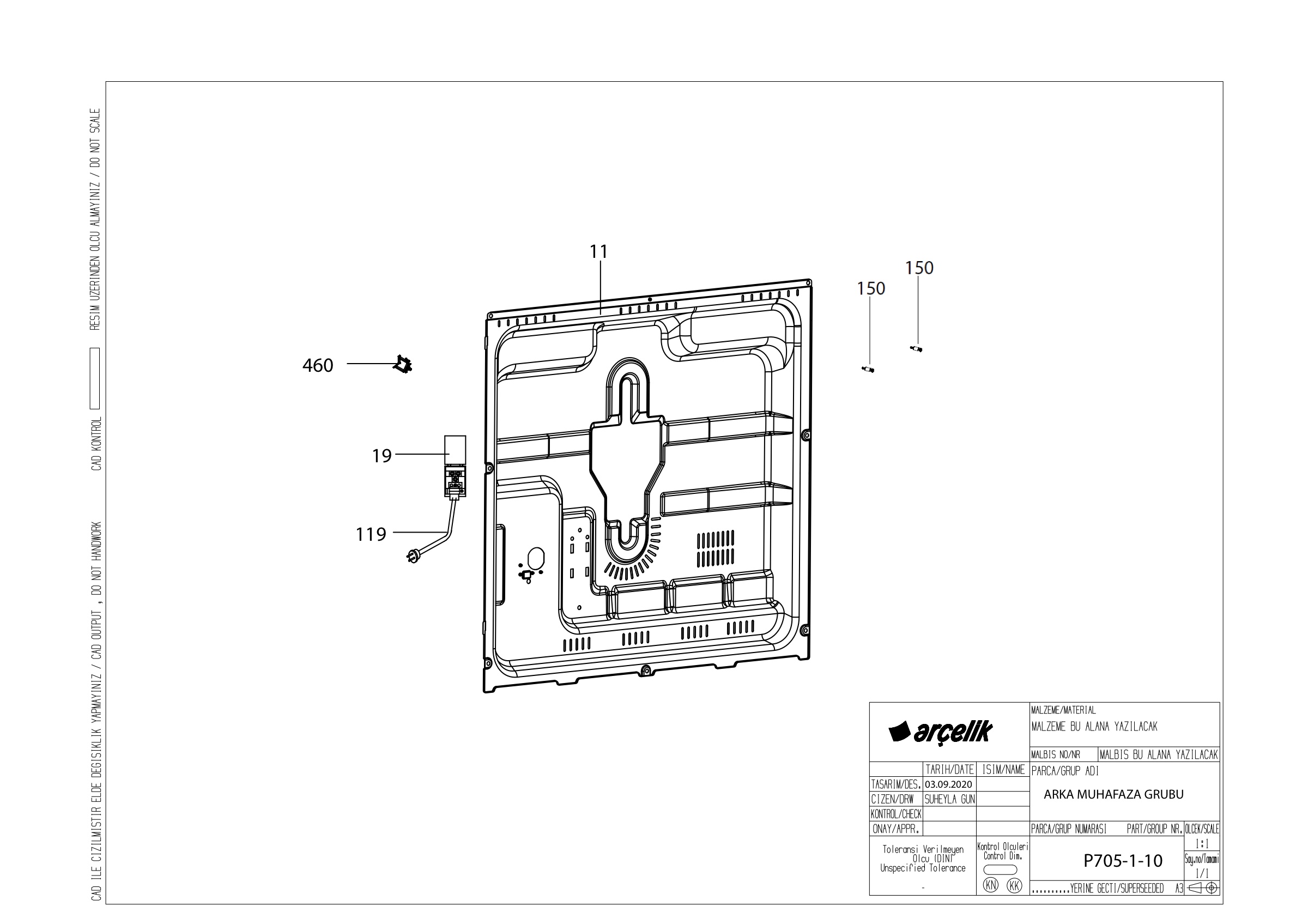 IKEA REAR HOUSING GROUP