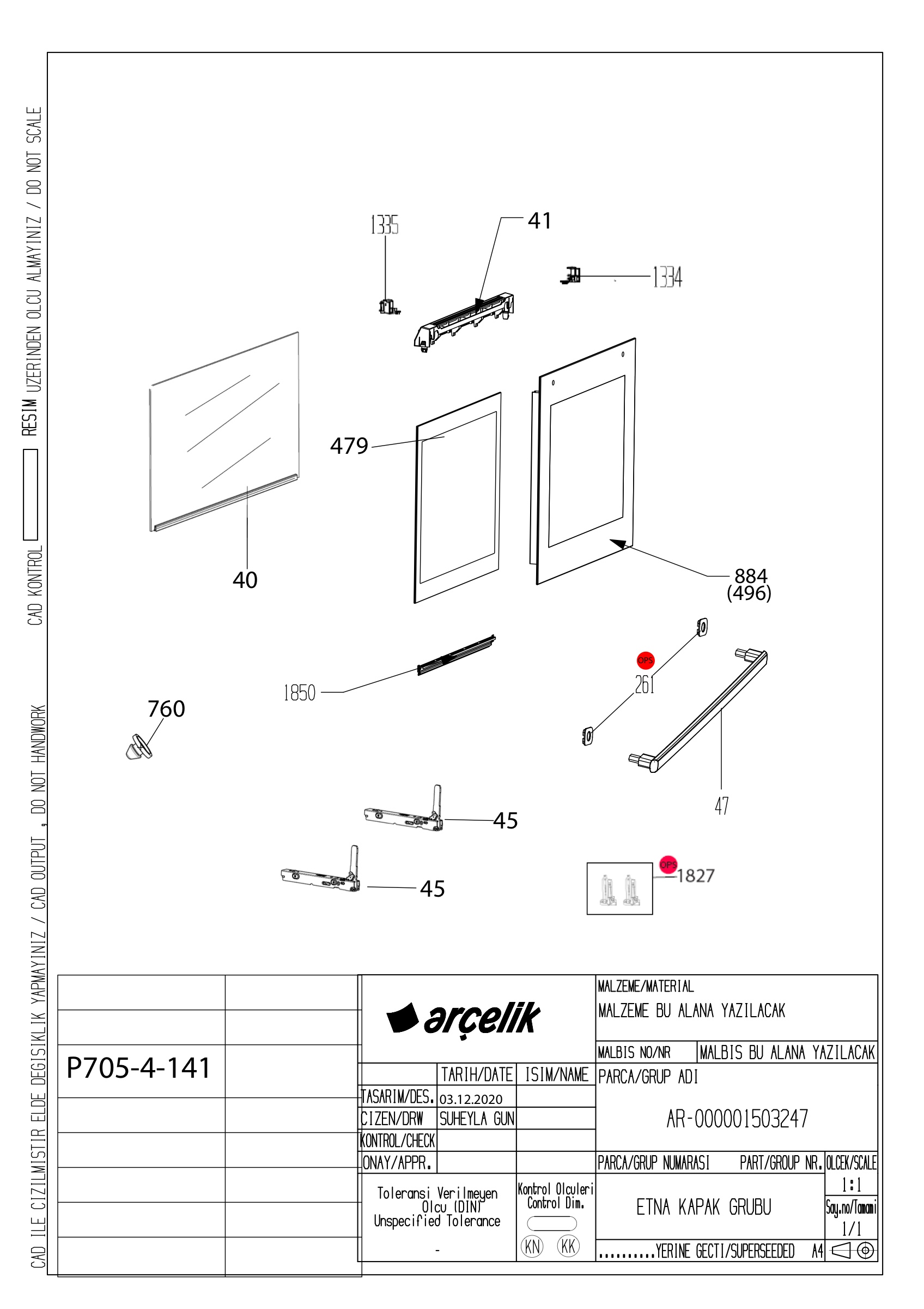 COVER GROUP EXPLODED VIEW