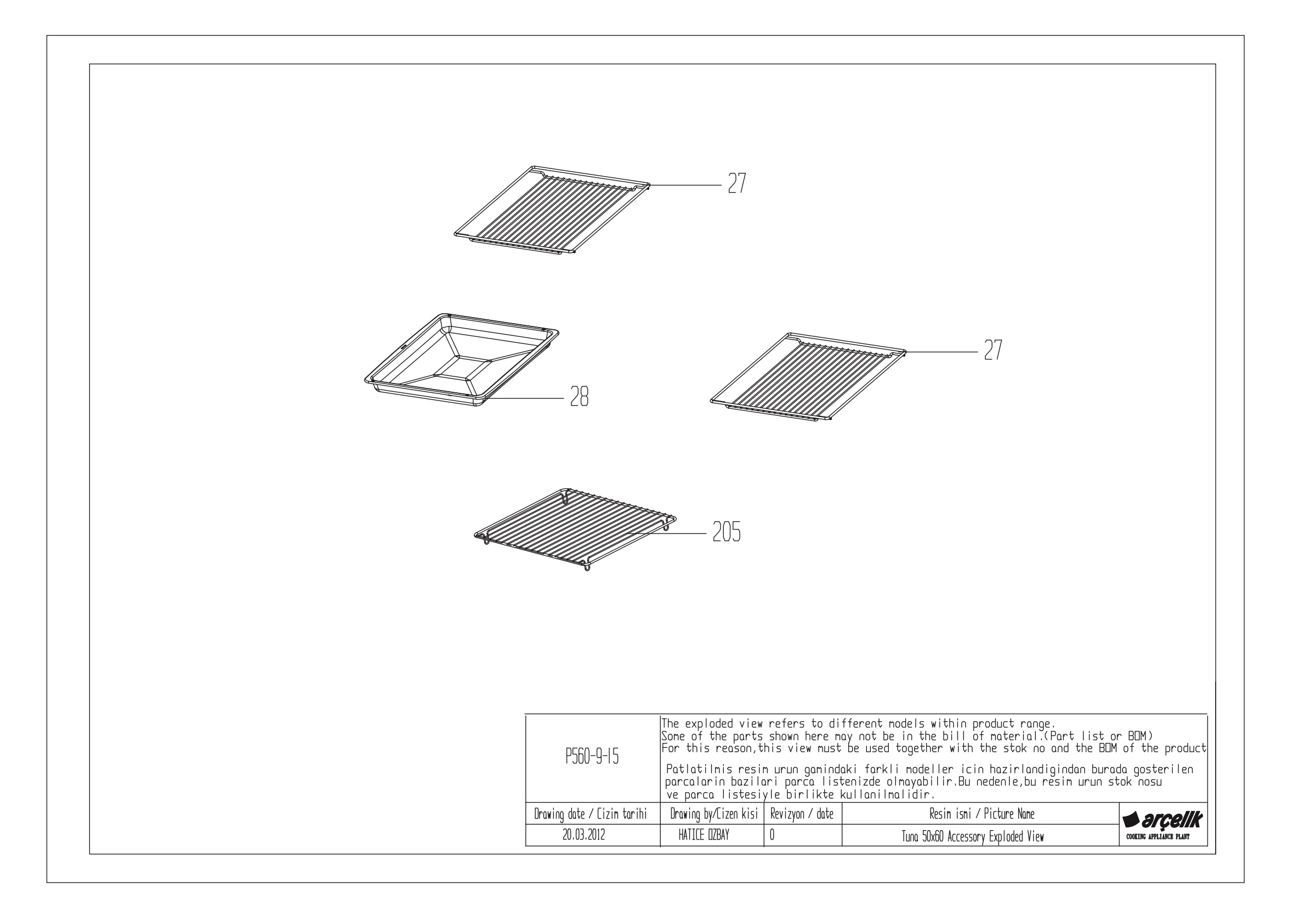 50X60 TUNA ACCESSORY GROUP